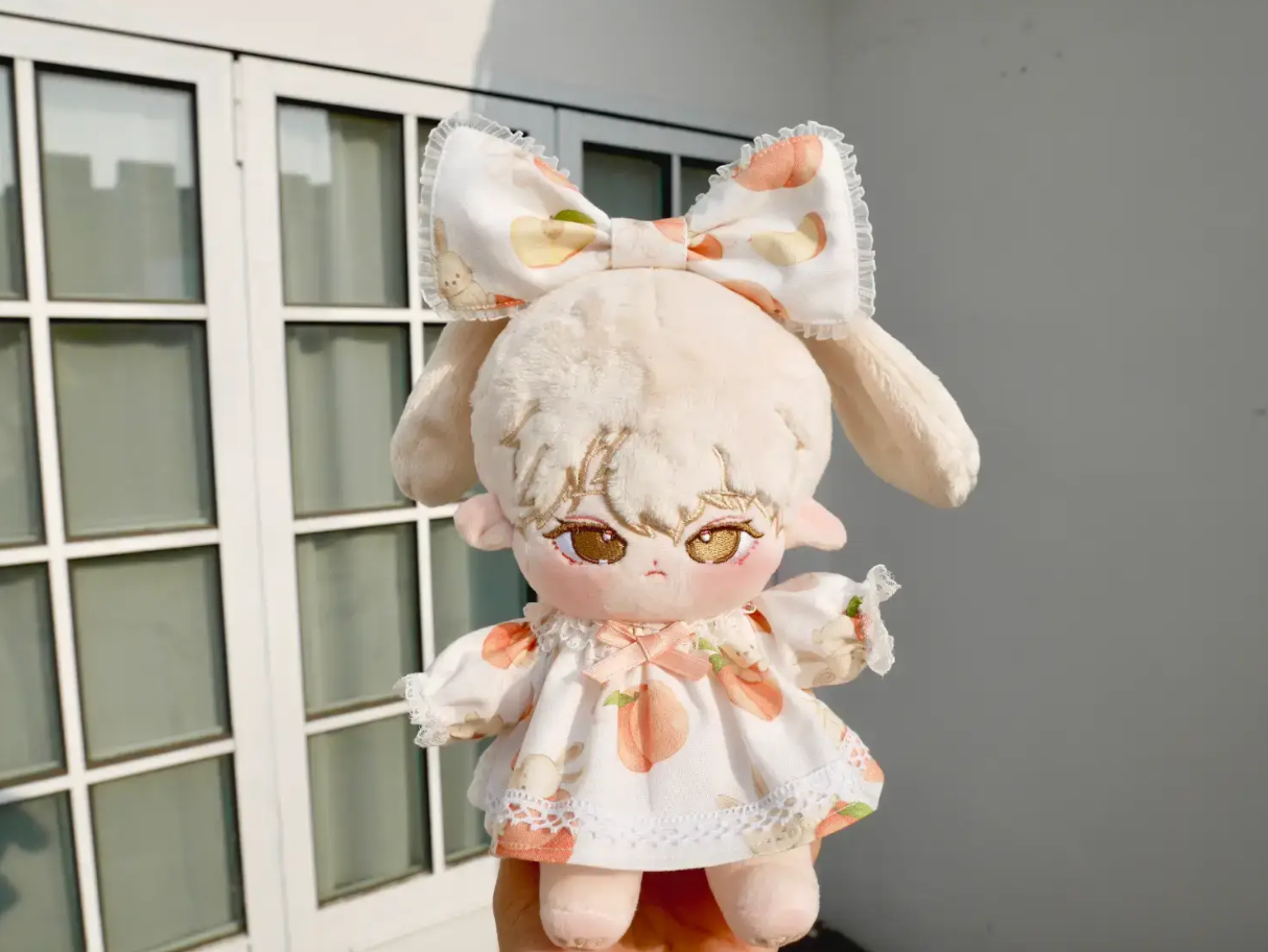 20cm｜韓國手作｜ Hyeni’s Cloget｜러블리본 LovelyRibbon｜桃子兔