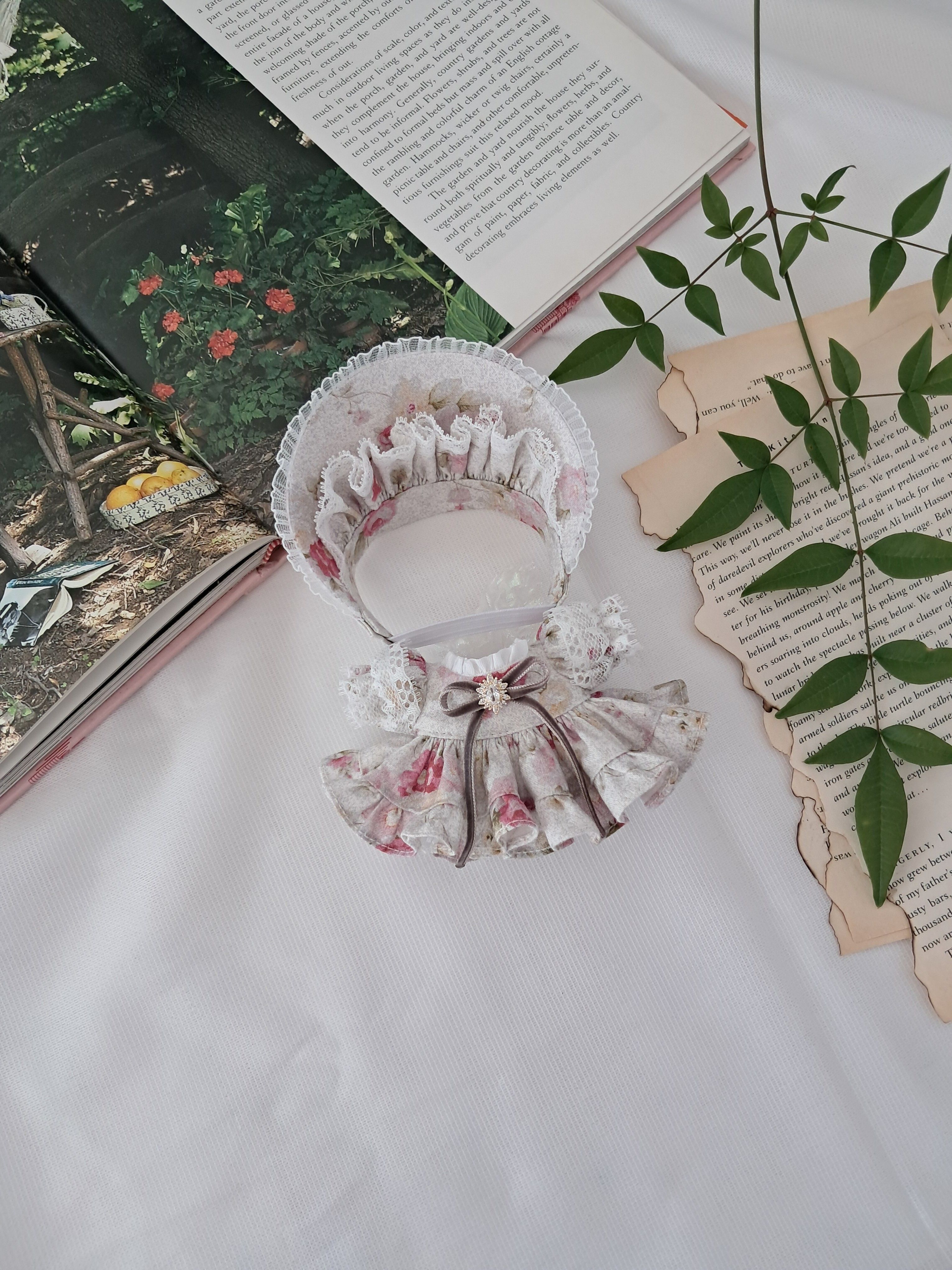 10CM｜韓國手作｜Honeybee Closet｜Romantic Vintage Chevron Blanc