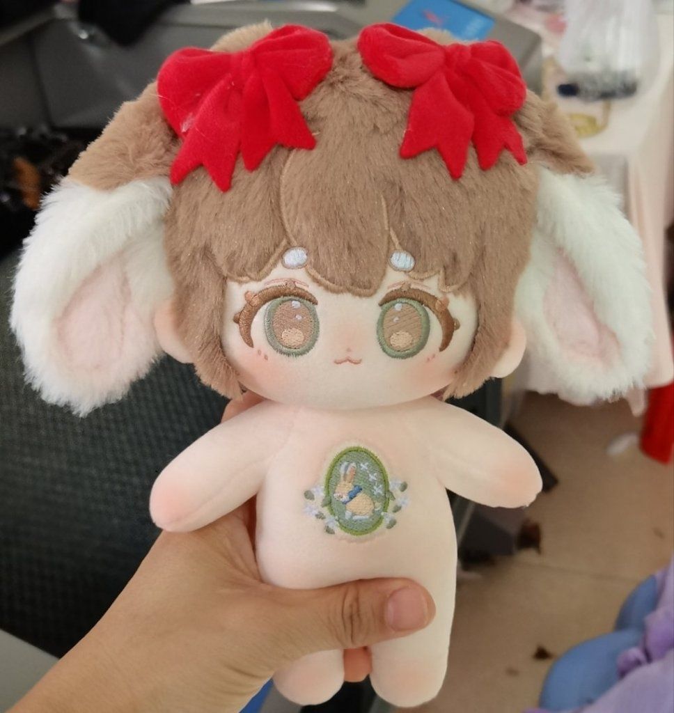 20CM｜韓國娃｜綠格子原版豆豆腐🦴