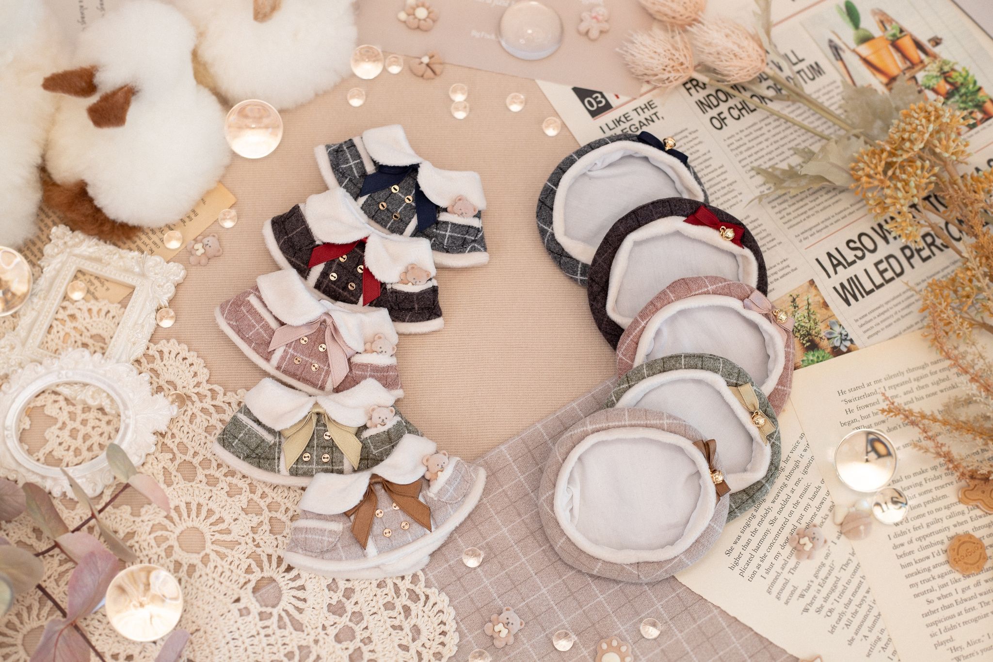 10CM｜韓國手作｜NINIMAL｜Check Bear｜綠