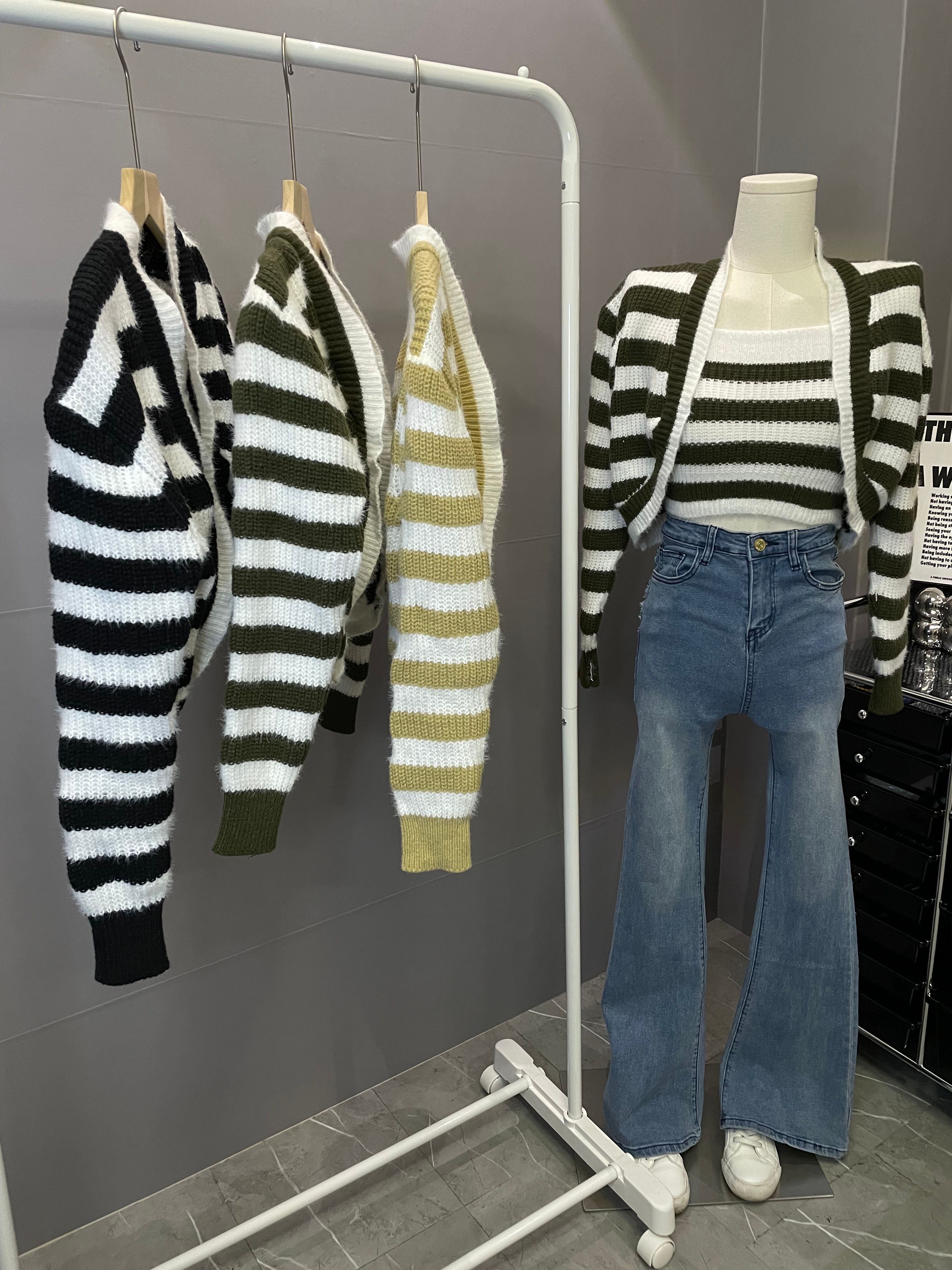 水貂毛兩件式｜休閒百搭