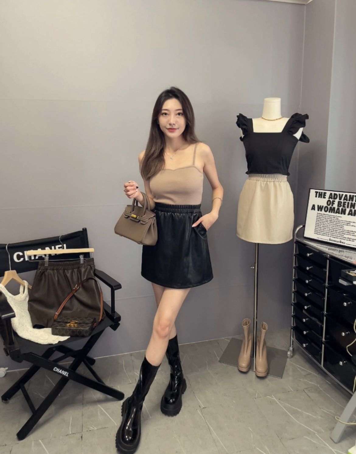 秋季熱門皮裙｜復古俏皮