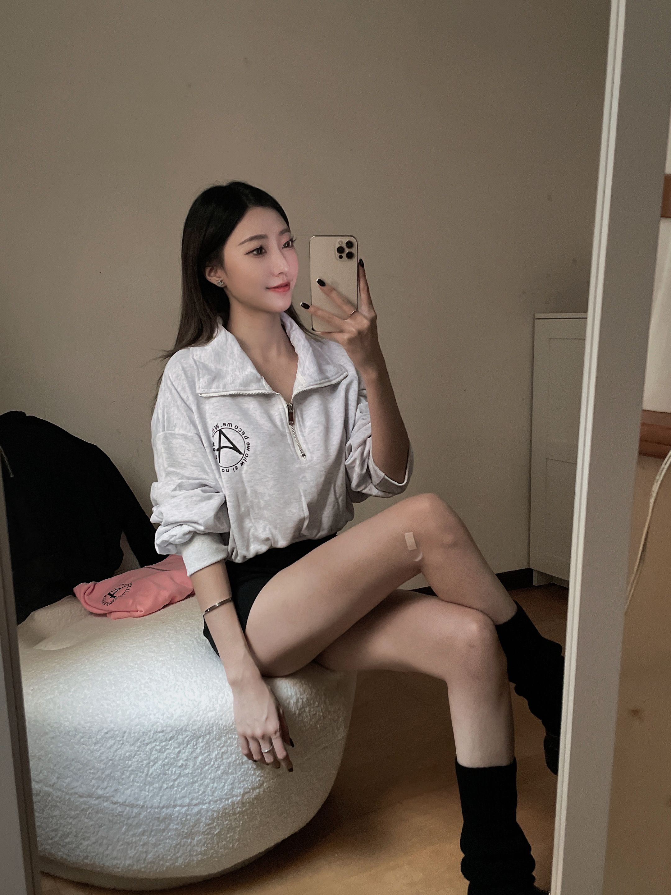 短版衝鋒翻領polo