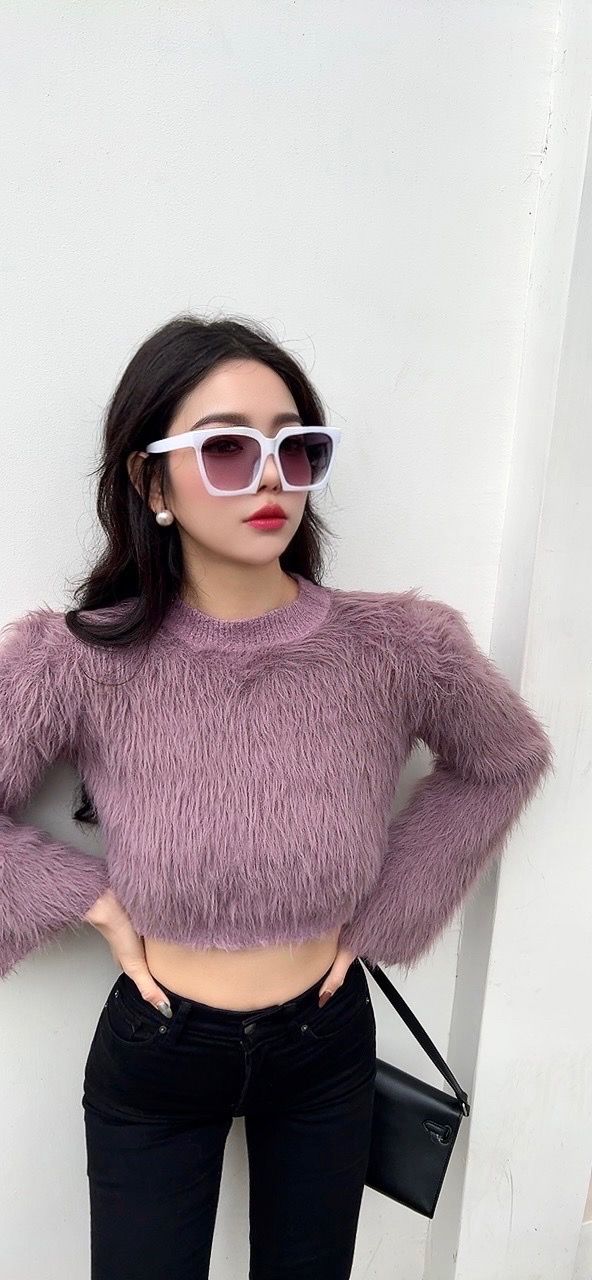 水貂毛短版上衣