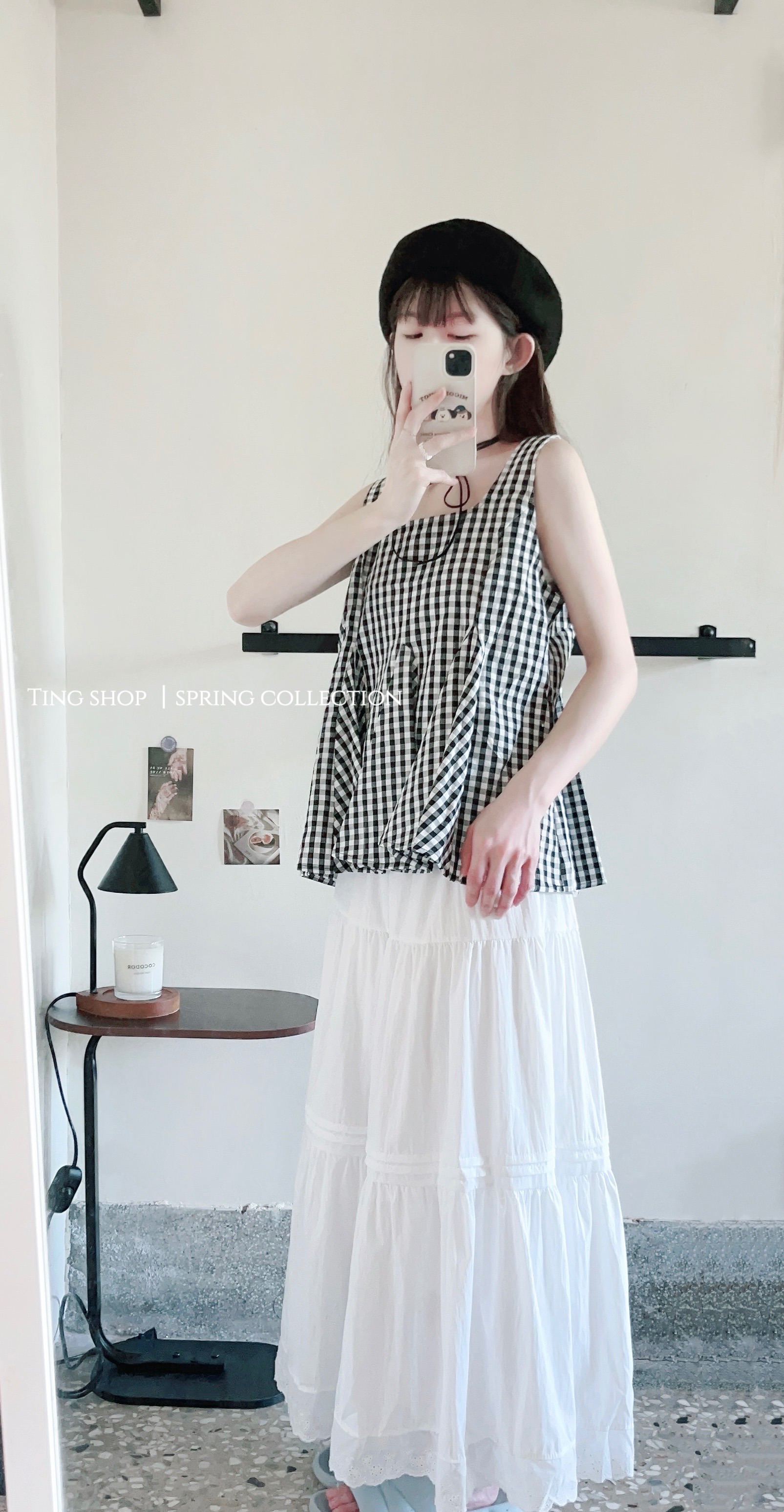 闆娘自留推推👍🏻蕾絲花邊拼接長裙