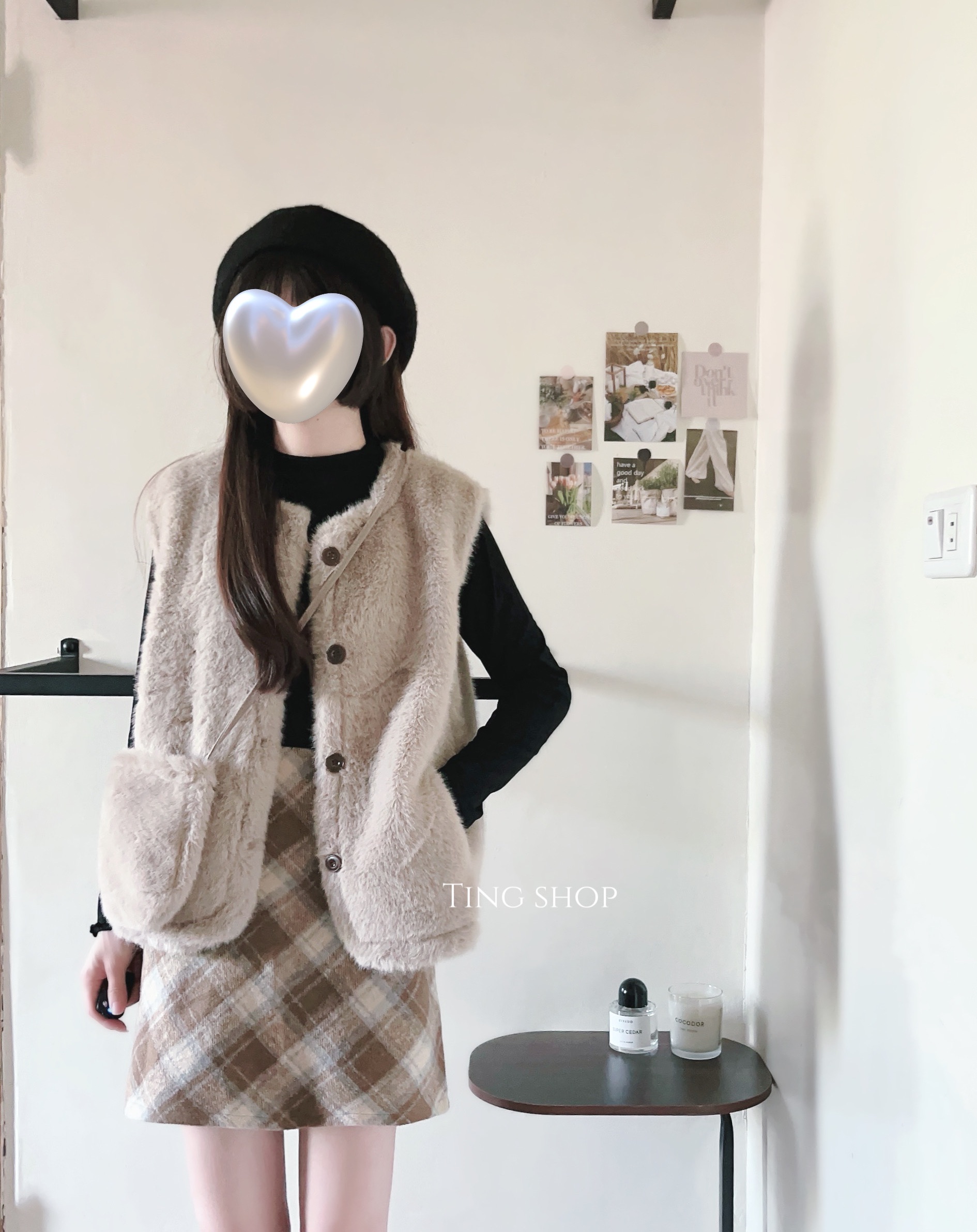 換季出清現貨-木耳邊打底衣