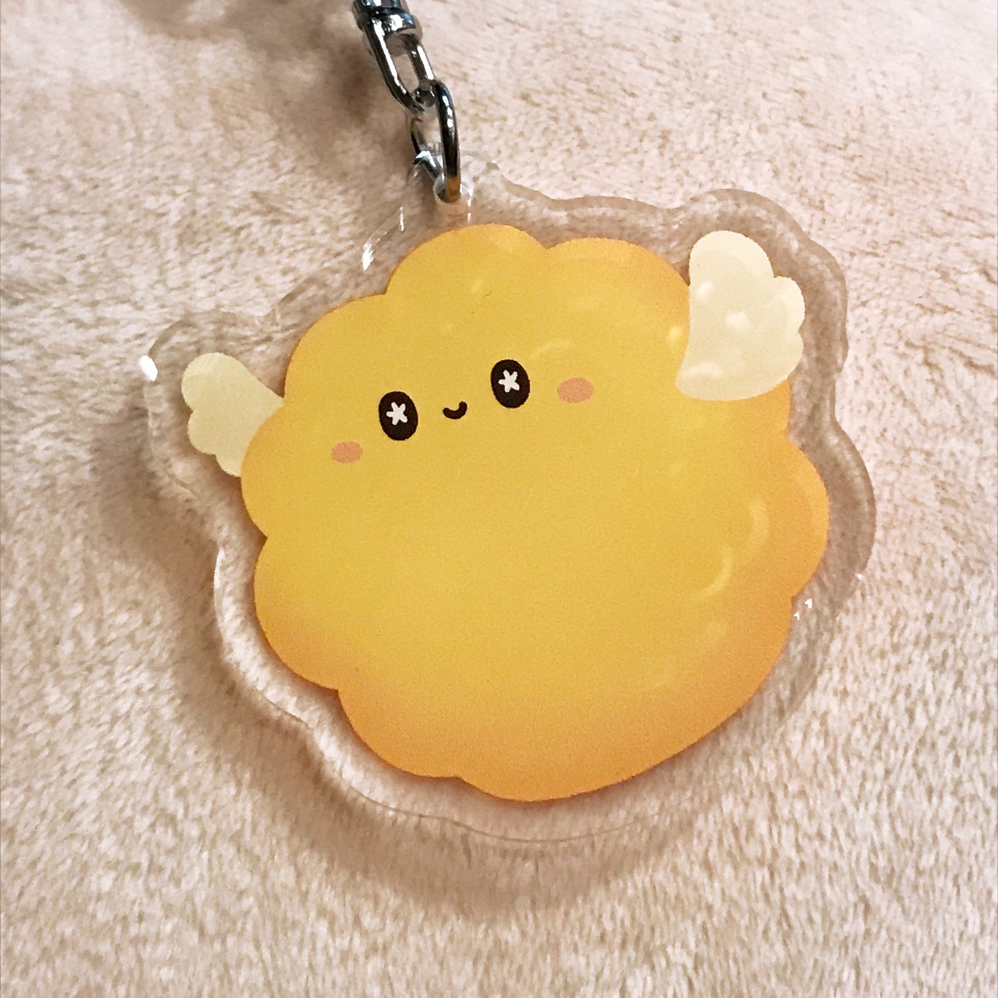 壓克力吊飾-天使泡芙