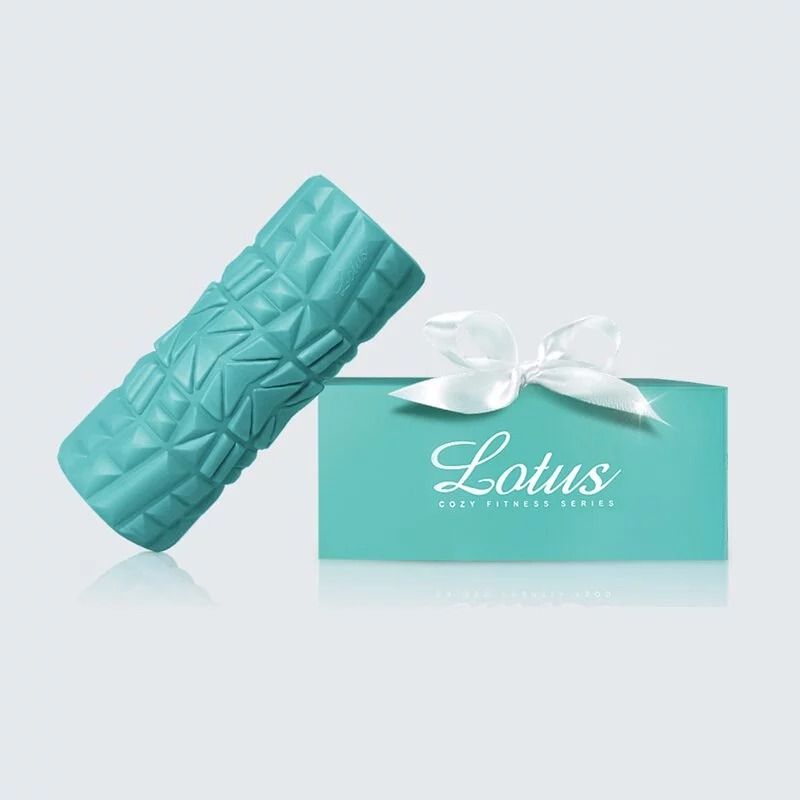 【LOTUS】Luna薄荷月亮女神 升級版收納瑜珈滾筒 薄荷綠