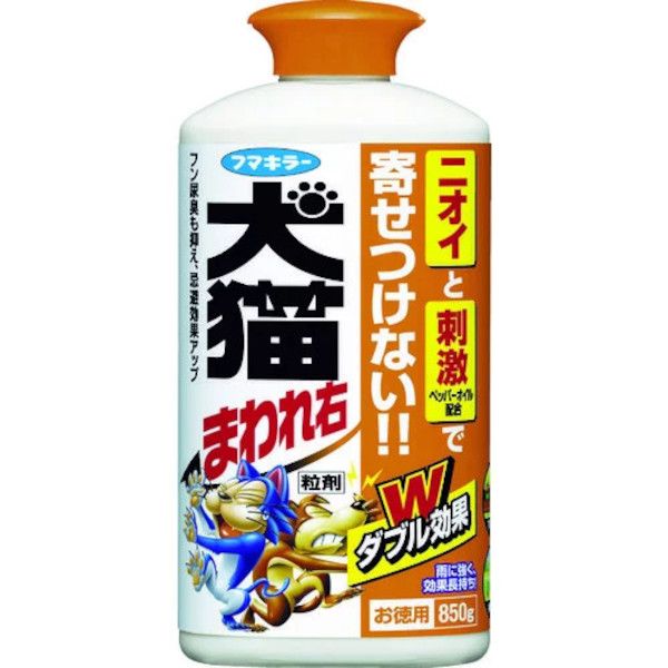 FUMAKILLA  日本製貓狗驅離劑 850g/瓶 （大瓶裝） 室外用 不怕下雨 效果持續2~4週 能除貓狗便尿臭味