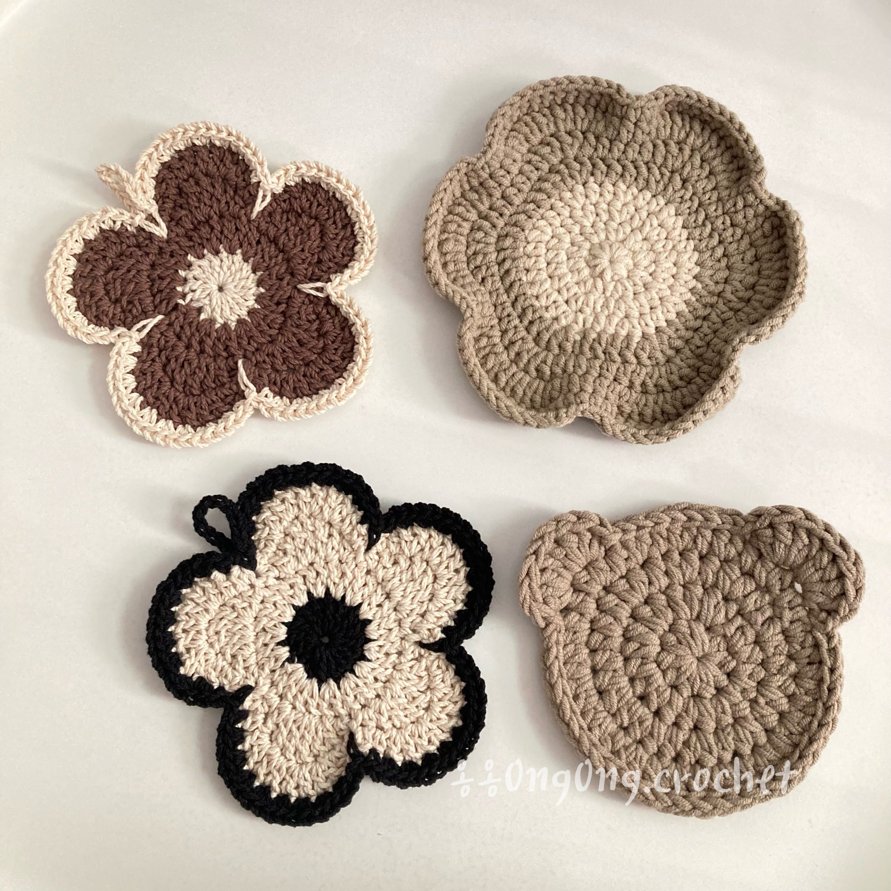 小花。熊熊杯墊礦墊