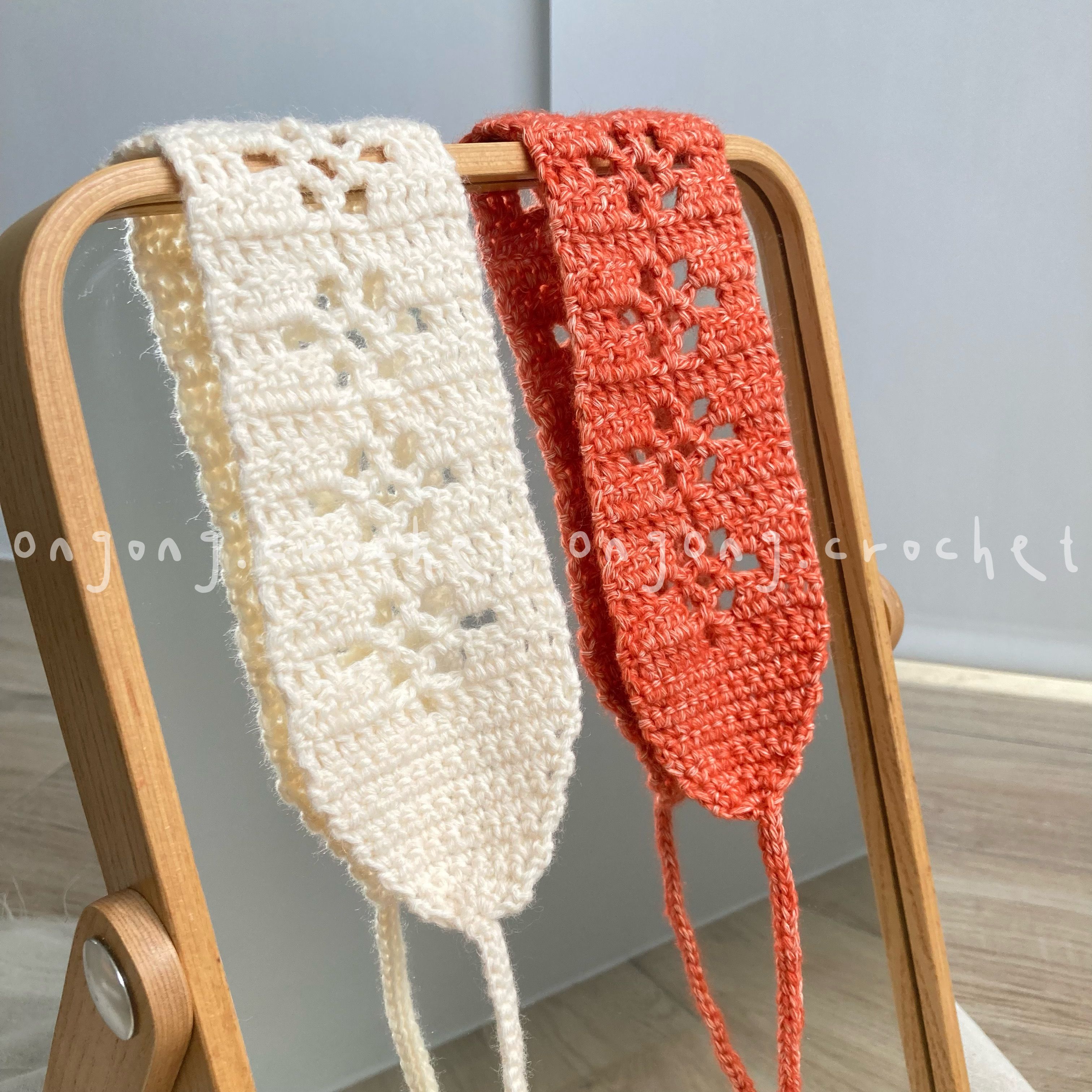 鏤空花樣寬髮帶