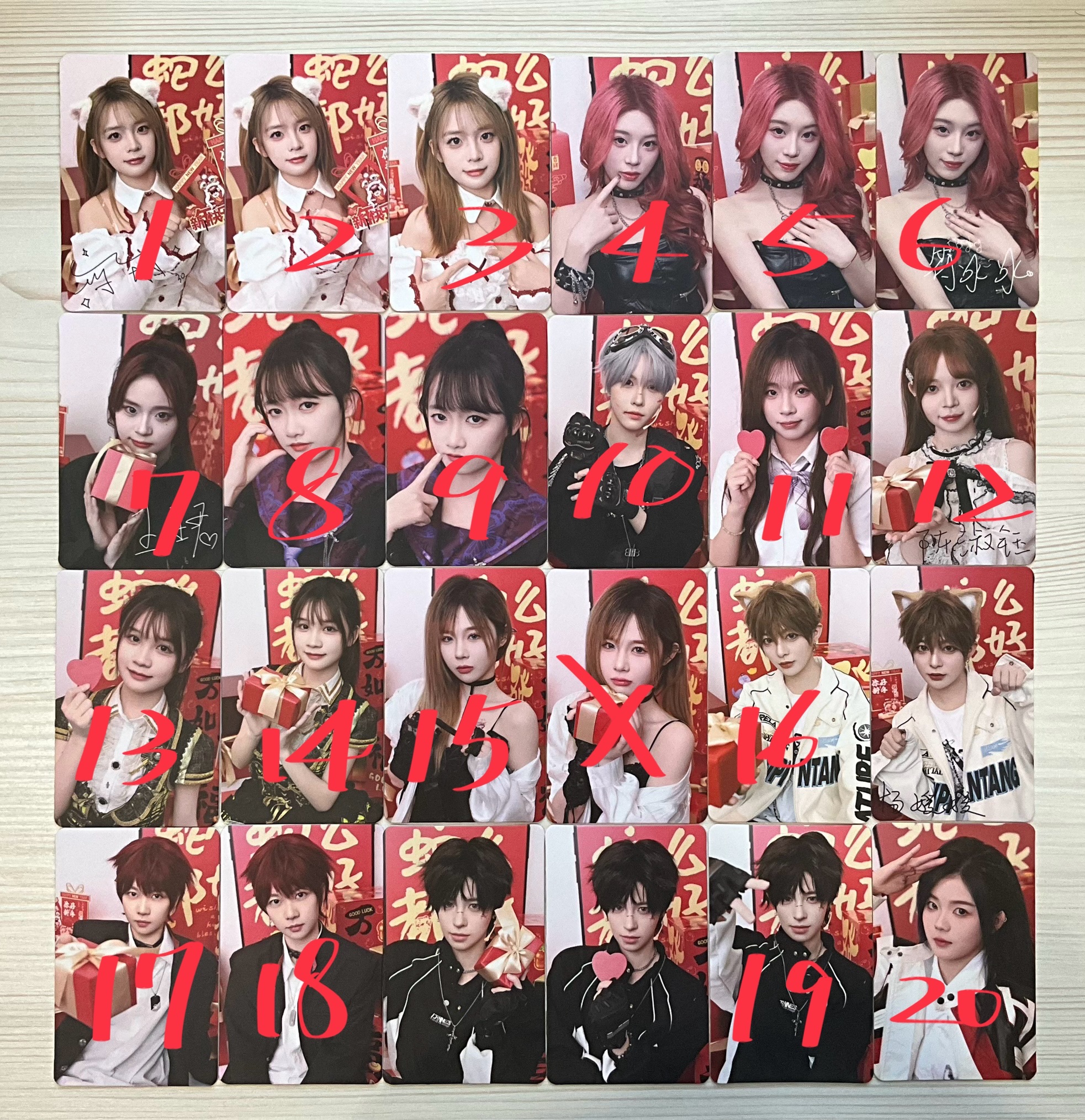 GNZ48賀歲小卡（買五送一，下單備註）