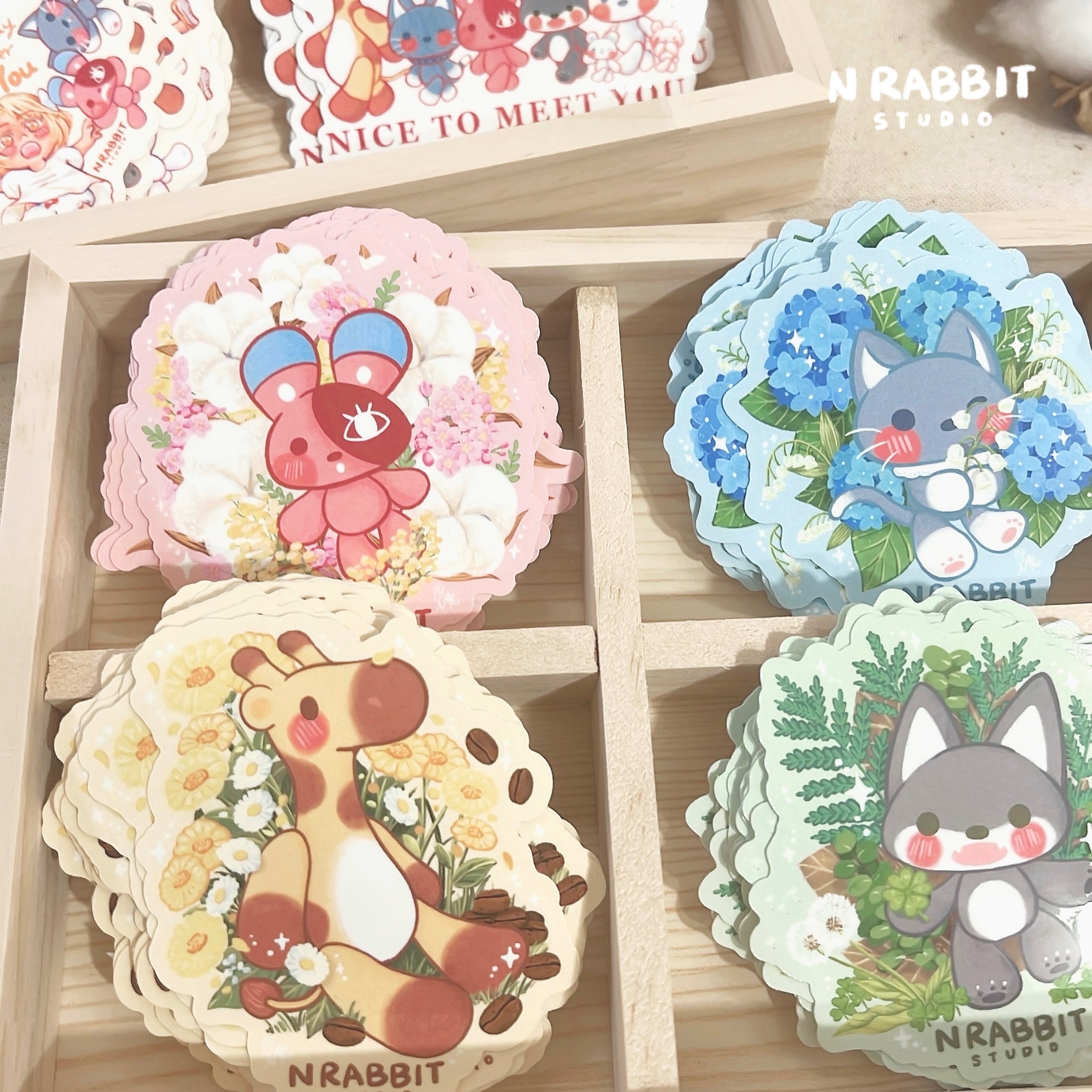《N兔studio》造型防水貼紙 -原創作者 文創商品