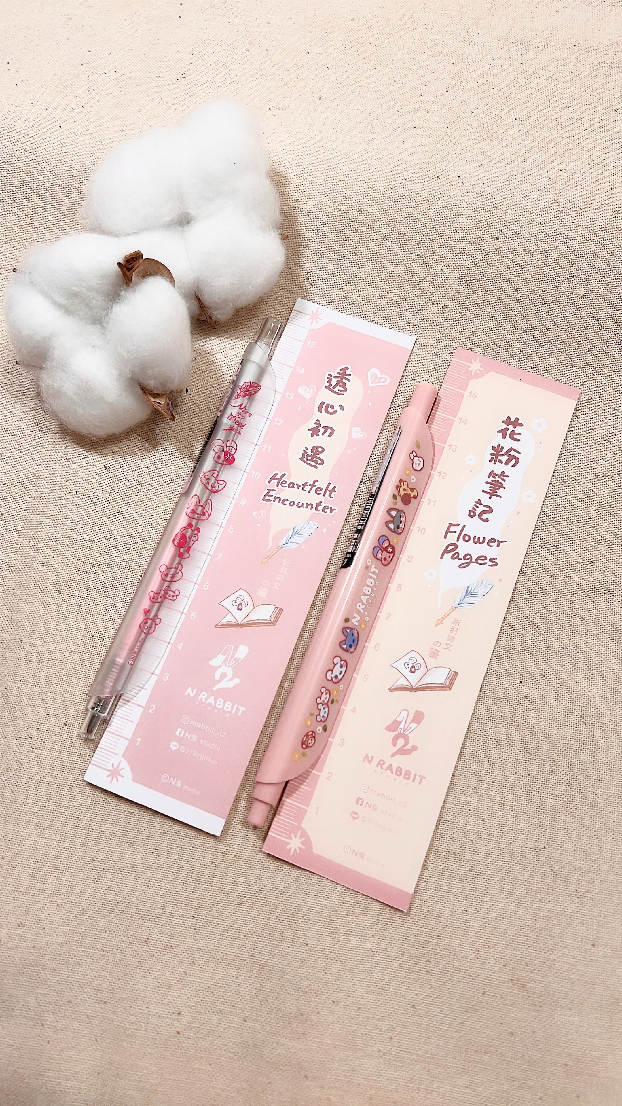 《N兔studio》韓國𝐂𝐋𝐈𝐏𝐄𝐍多用途夾筆-❝ 祈羽詩文の筆 ❞系列