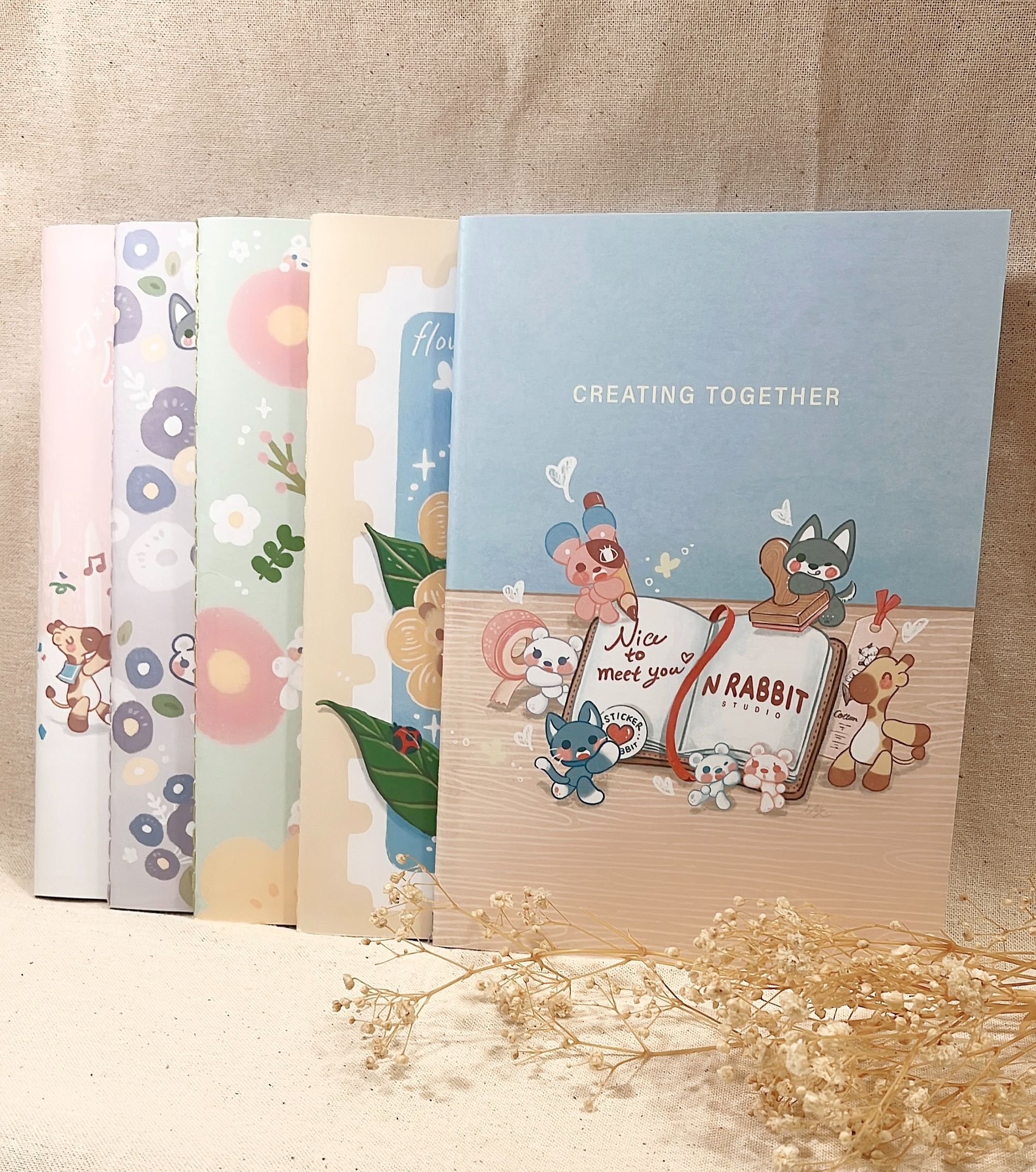 【N兔studio】手製筆記本 - 共 ５ 款