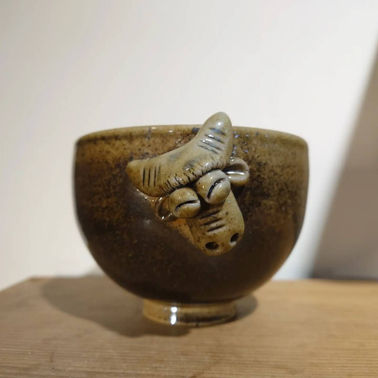 柴燒牛牛咖啡杯