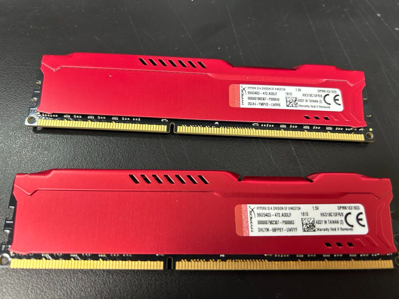 Kingston HyperX Fury Red DDR3-1866 8GB （HX318C10FR/8）