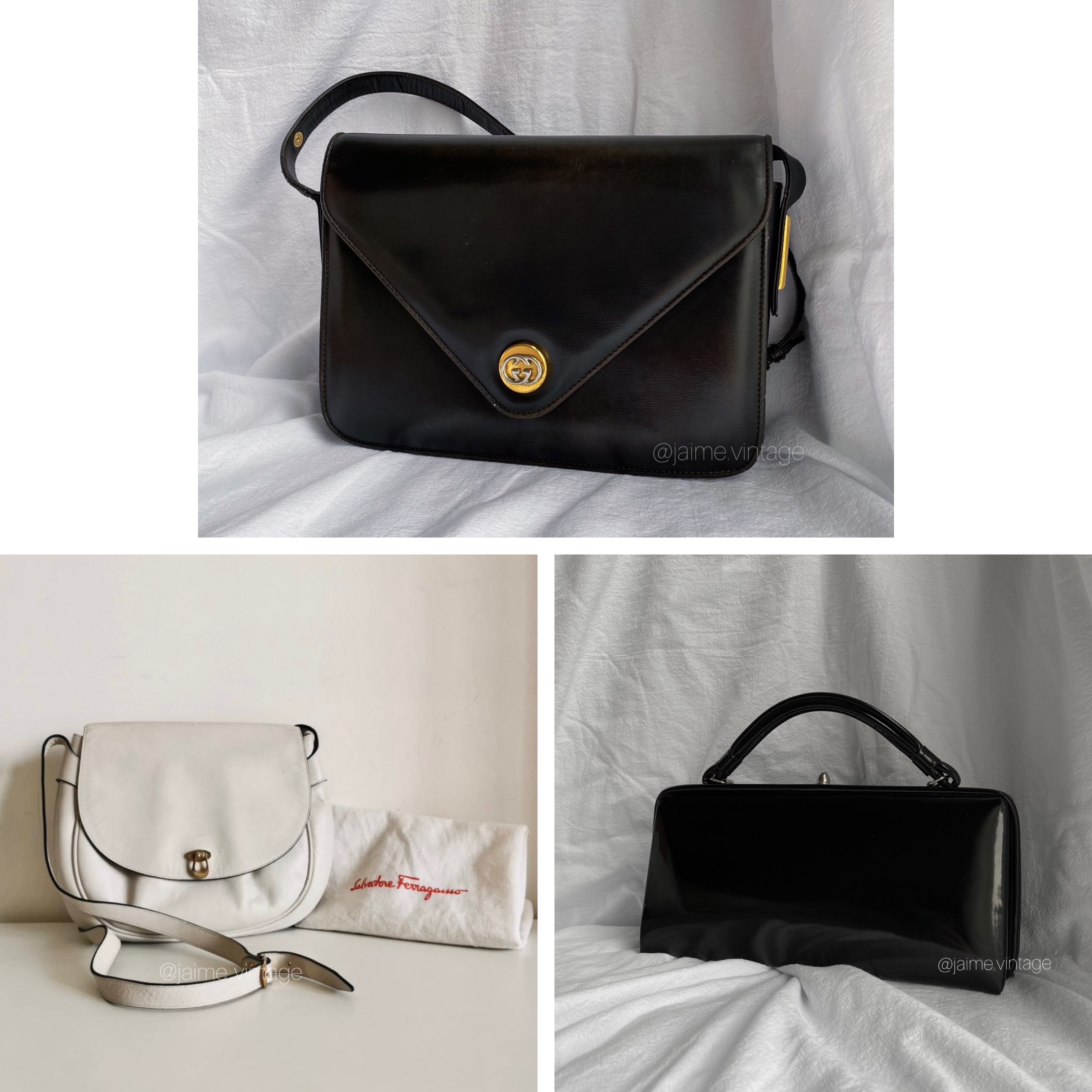黑白包款🖤GUCCI， Ferragamo...
