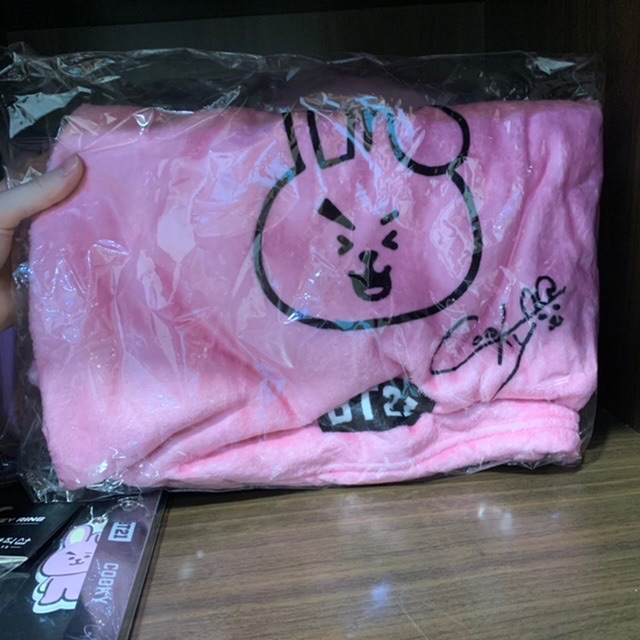 BT21 cooky日本限定短版毛毯