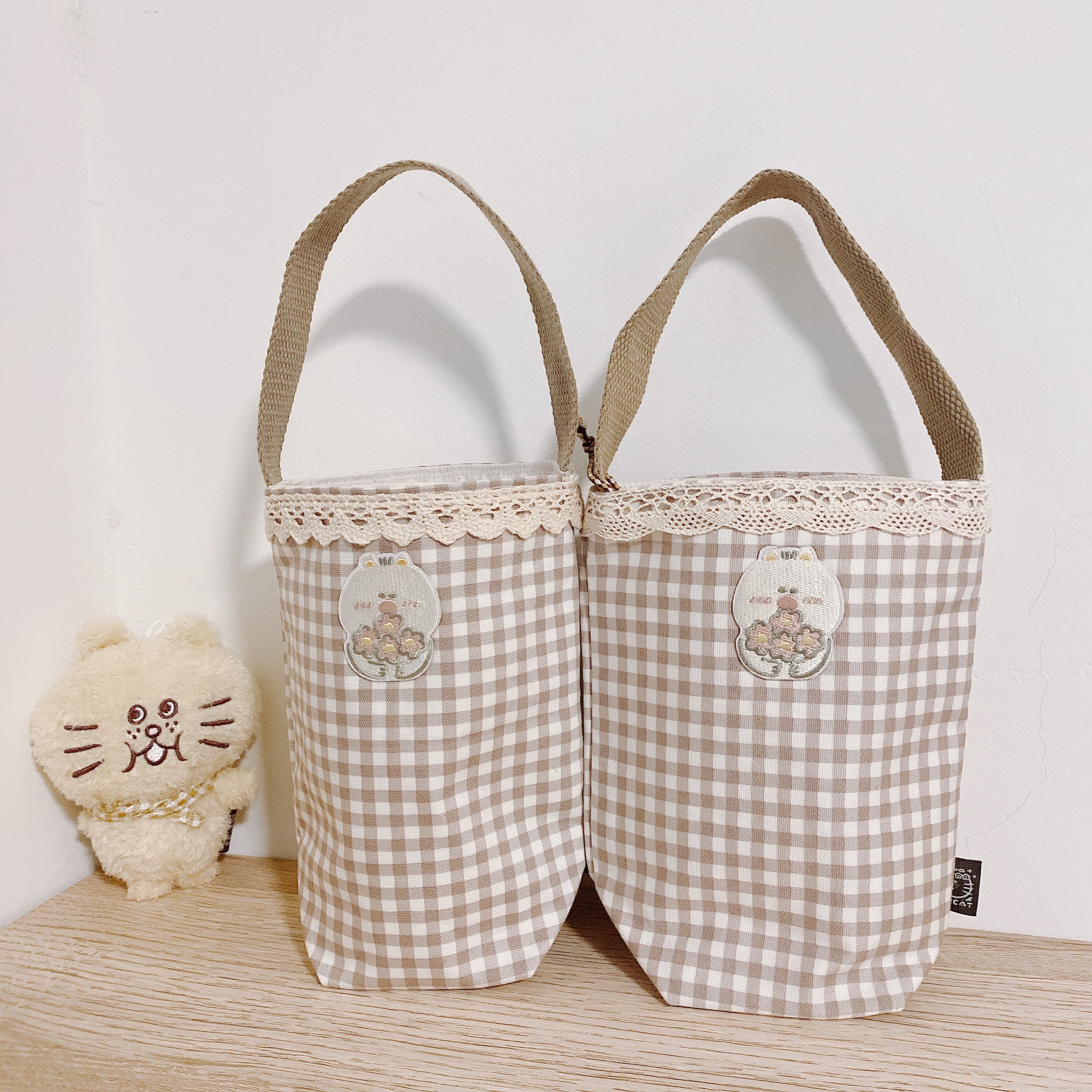 ꒰ 米蘇刺繡飲料提袋 ꒱