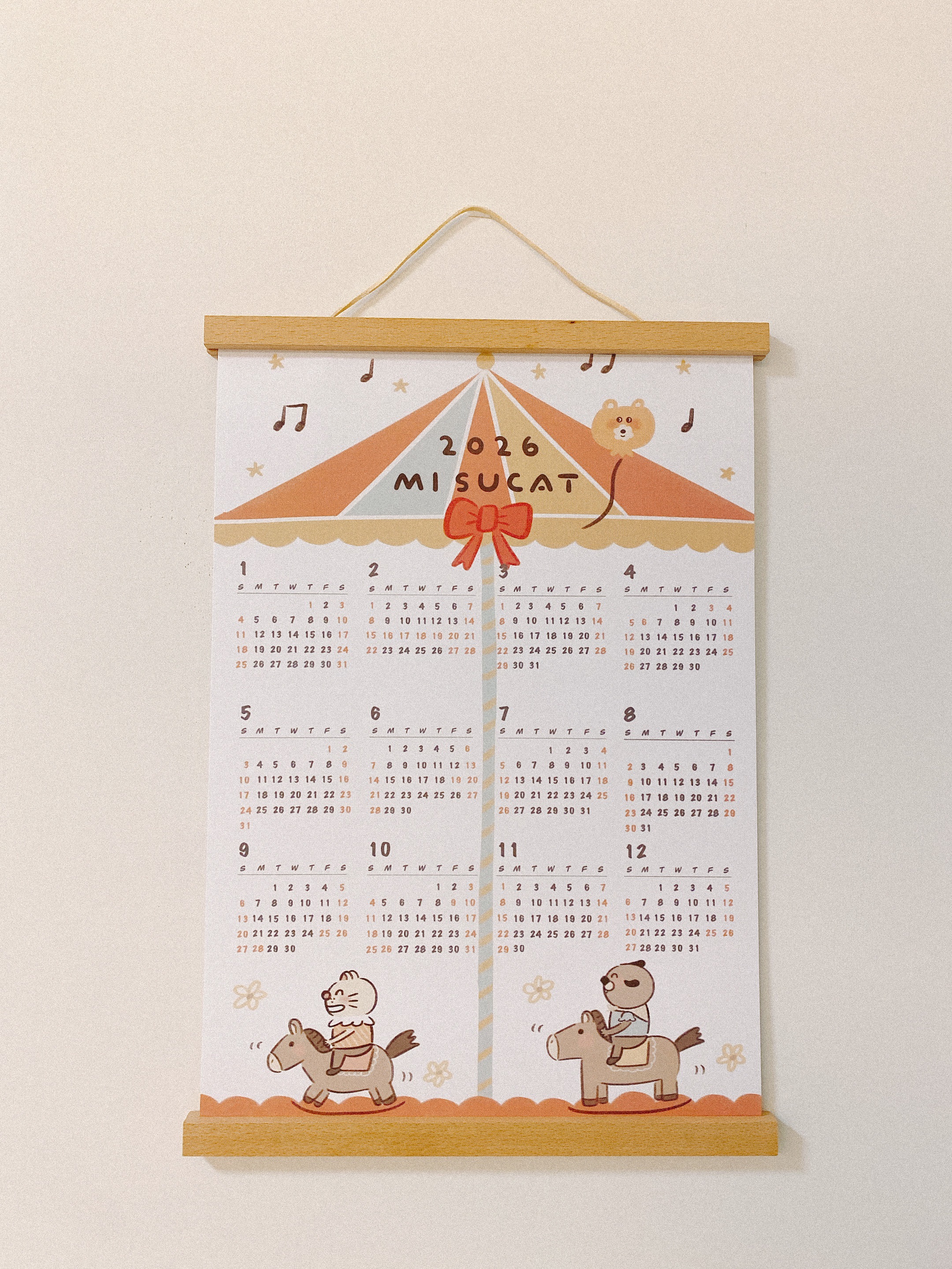 ꒰ 米蘇家族2026年曆 ꒱