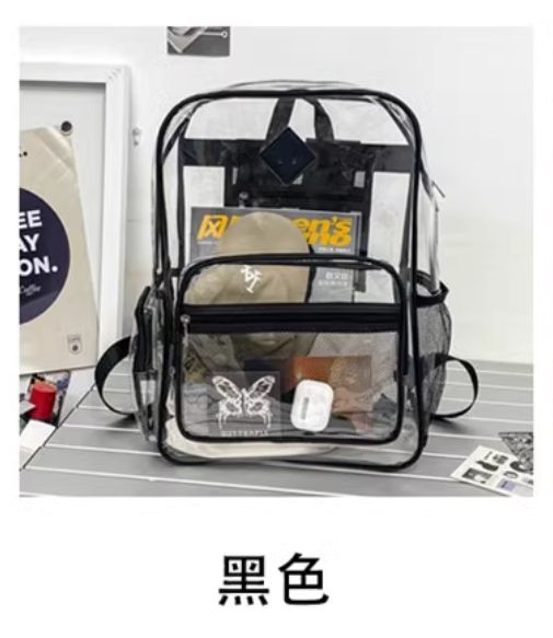 透明後背包 痛包 未使用但默認為二手
