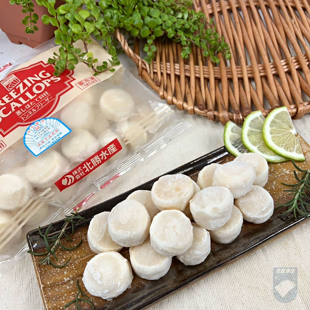 日本北勝水產 熟凍蒸干貝 500g/包