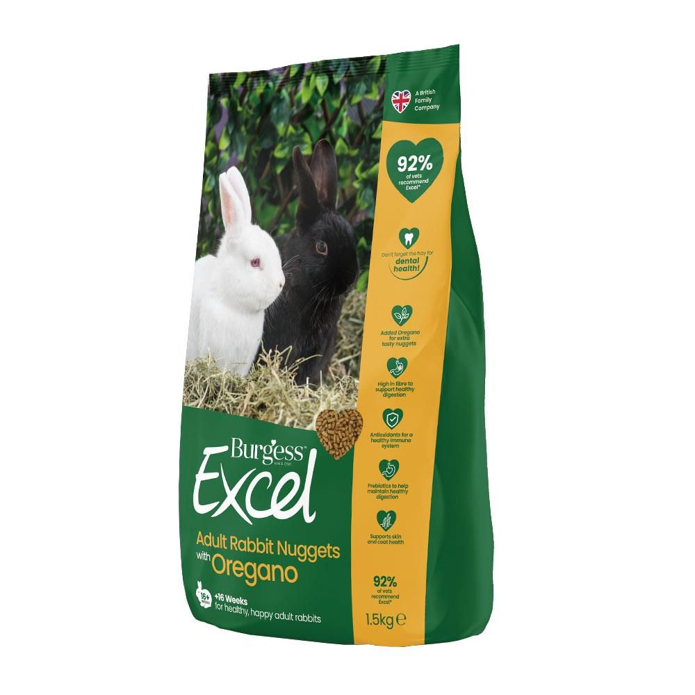 【Burgess伯爵】 Excel 兔專用飼料系列 1.5KG