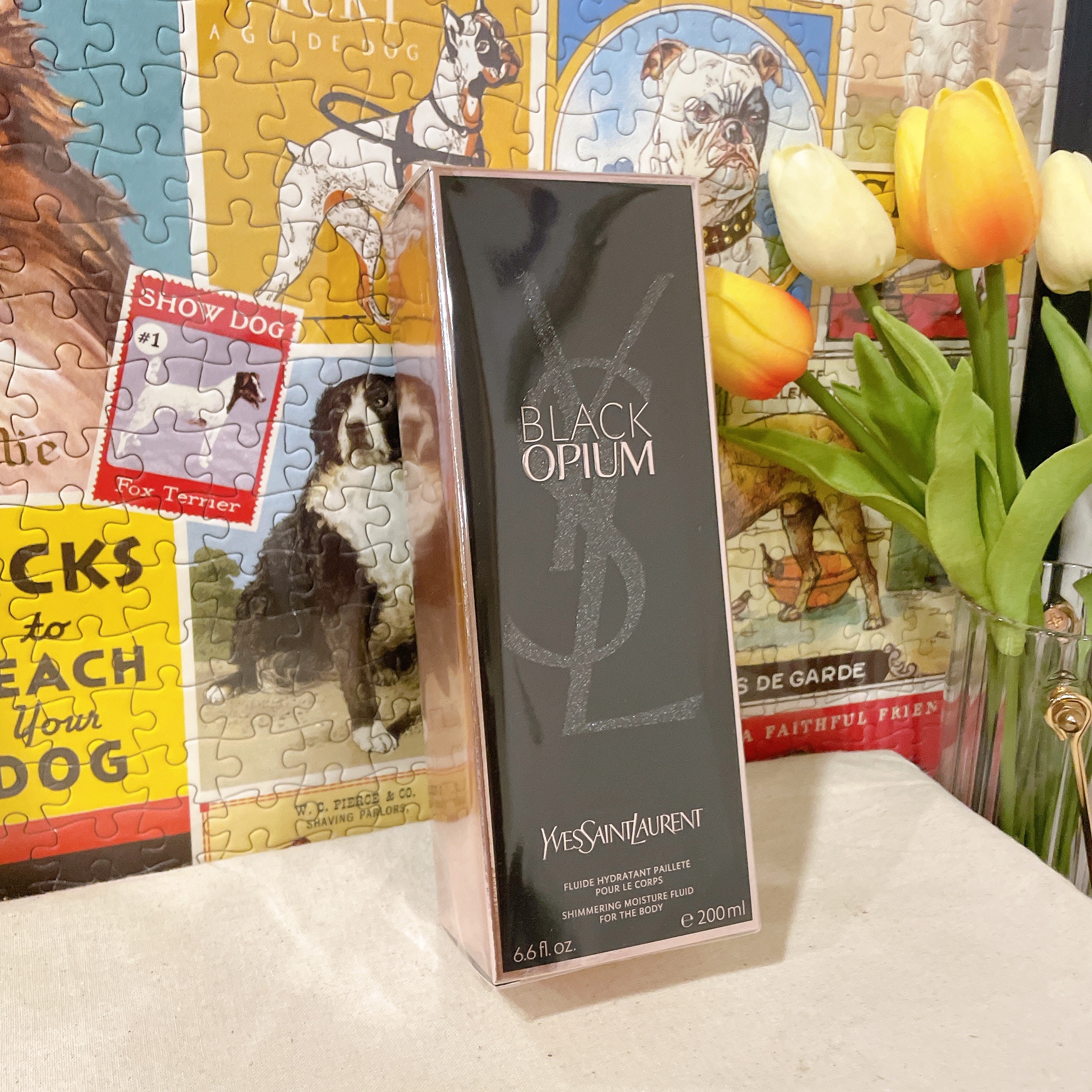 YSL黑鴉片保濕身體香氛乳液200ml