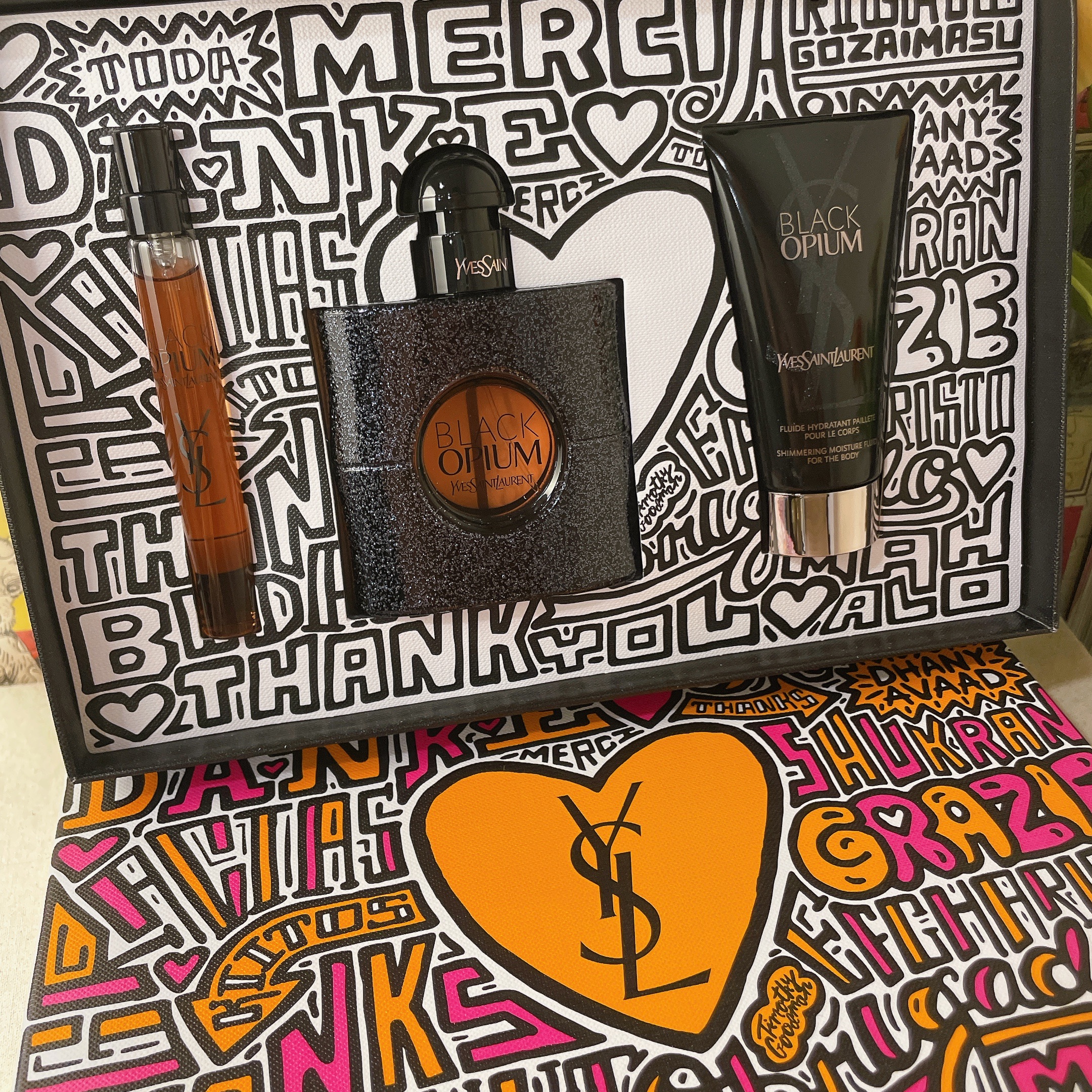 YSL黑鴉片香水禮盒組🎁