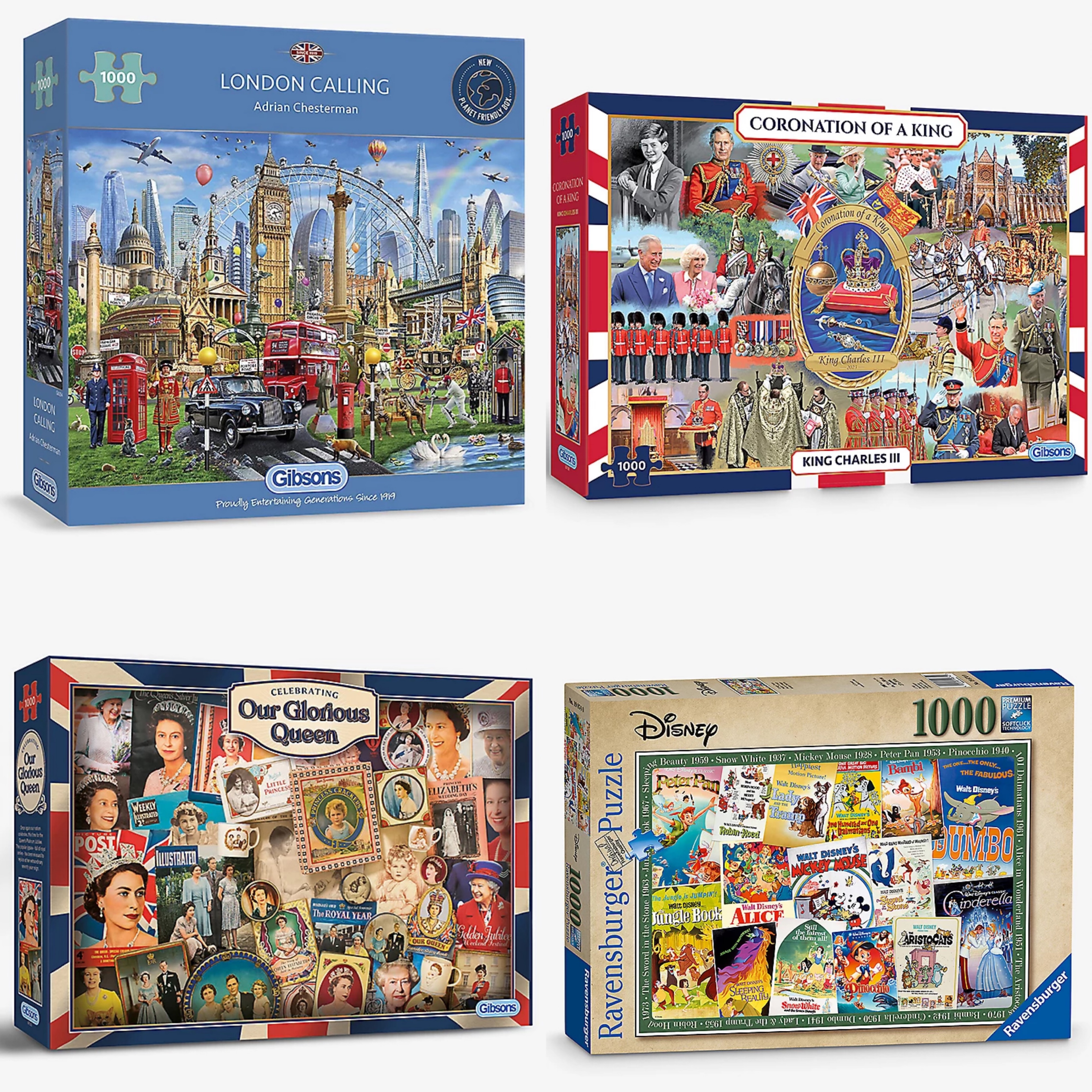 英國🇬🇧復古拼圖1000片🧩