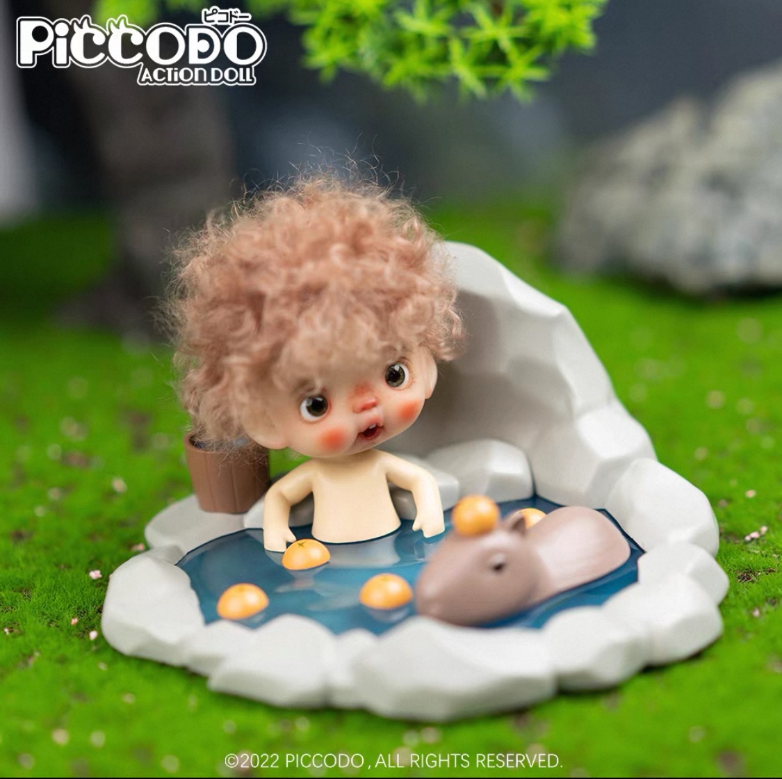 Piccodo 官方場景 水豚溫泉