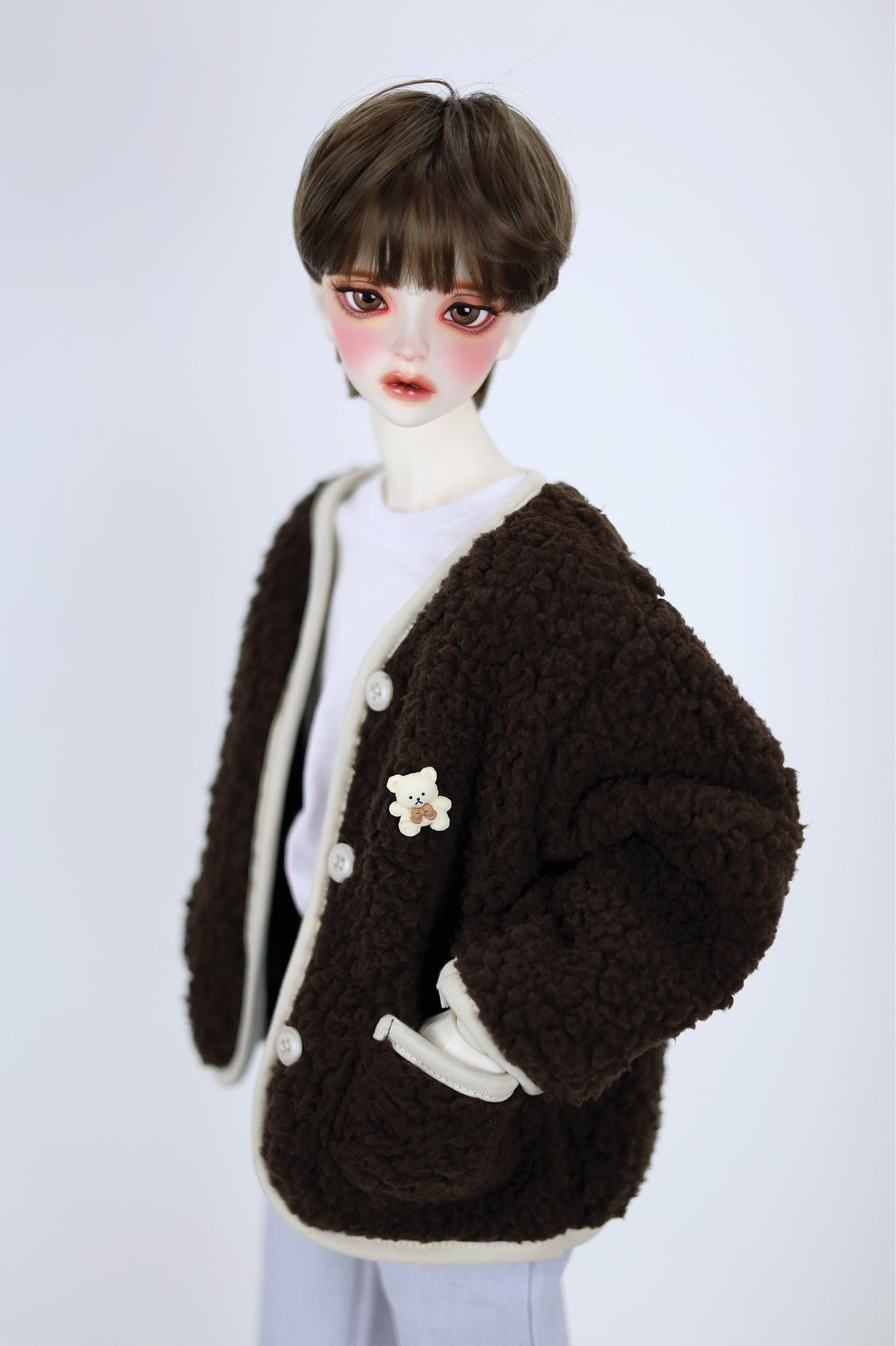 from cotton泰迪熊外套