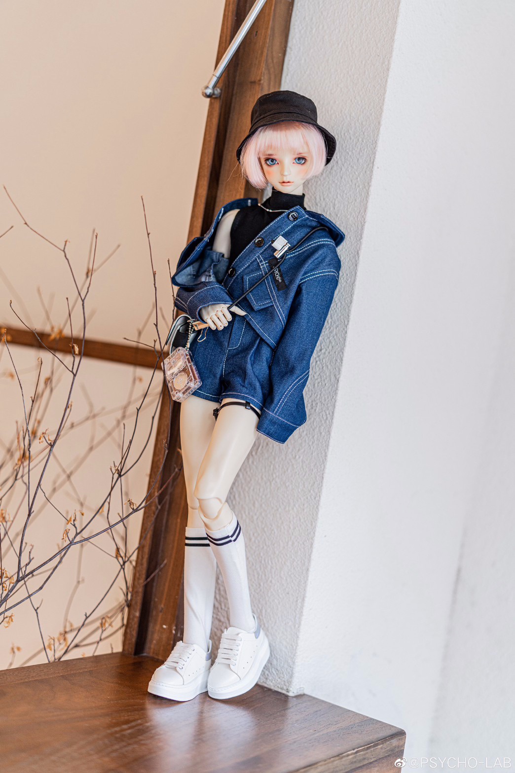 （全新）PSYCHO LAB 牛仔外套＆短褲