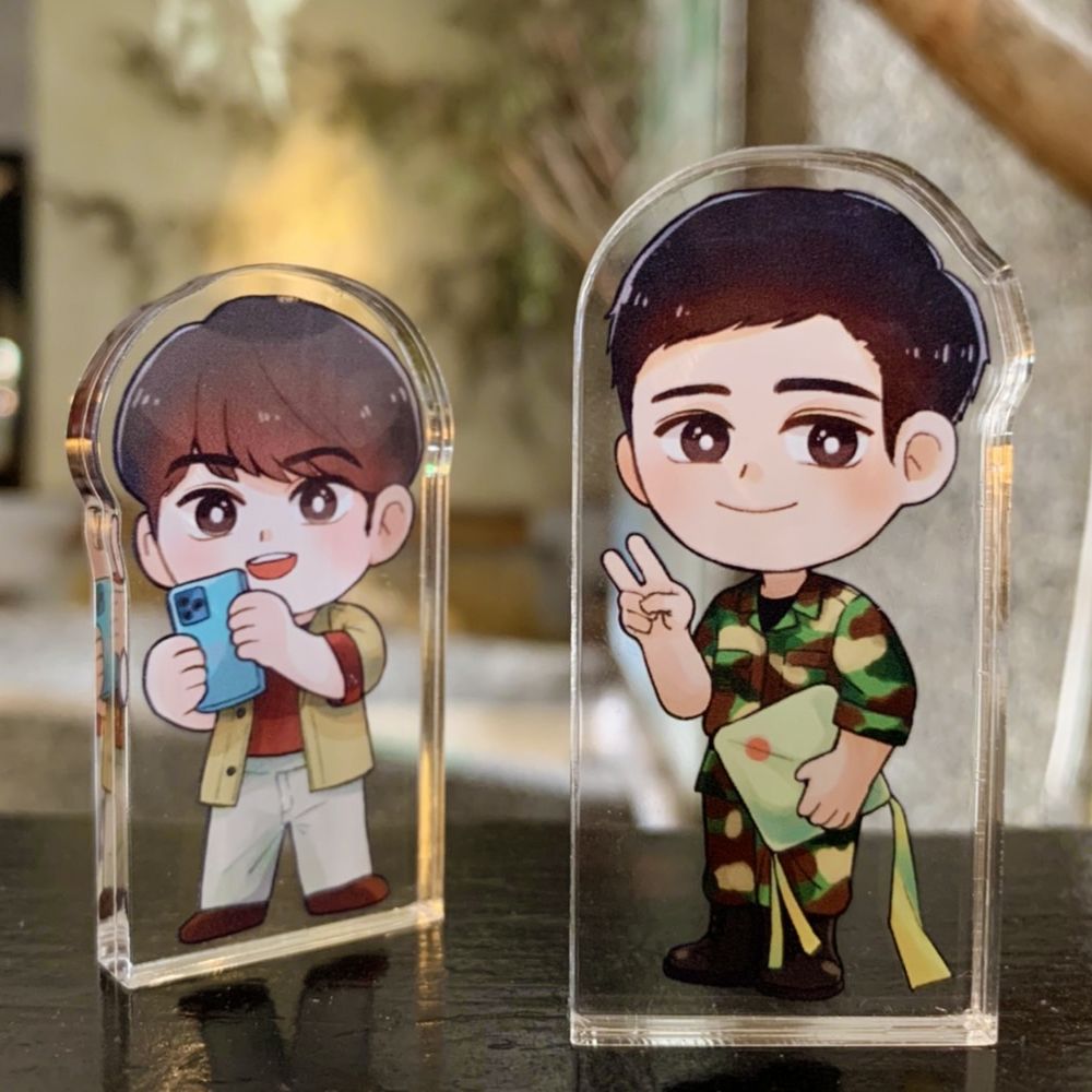 【泰星二創】✨EarthMix飯友 壓克力 千星傳說 球咪 立牌 邱比特的遺願