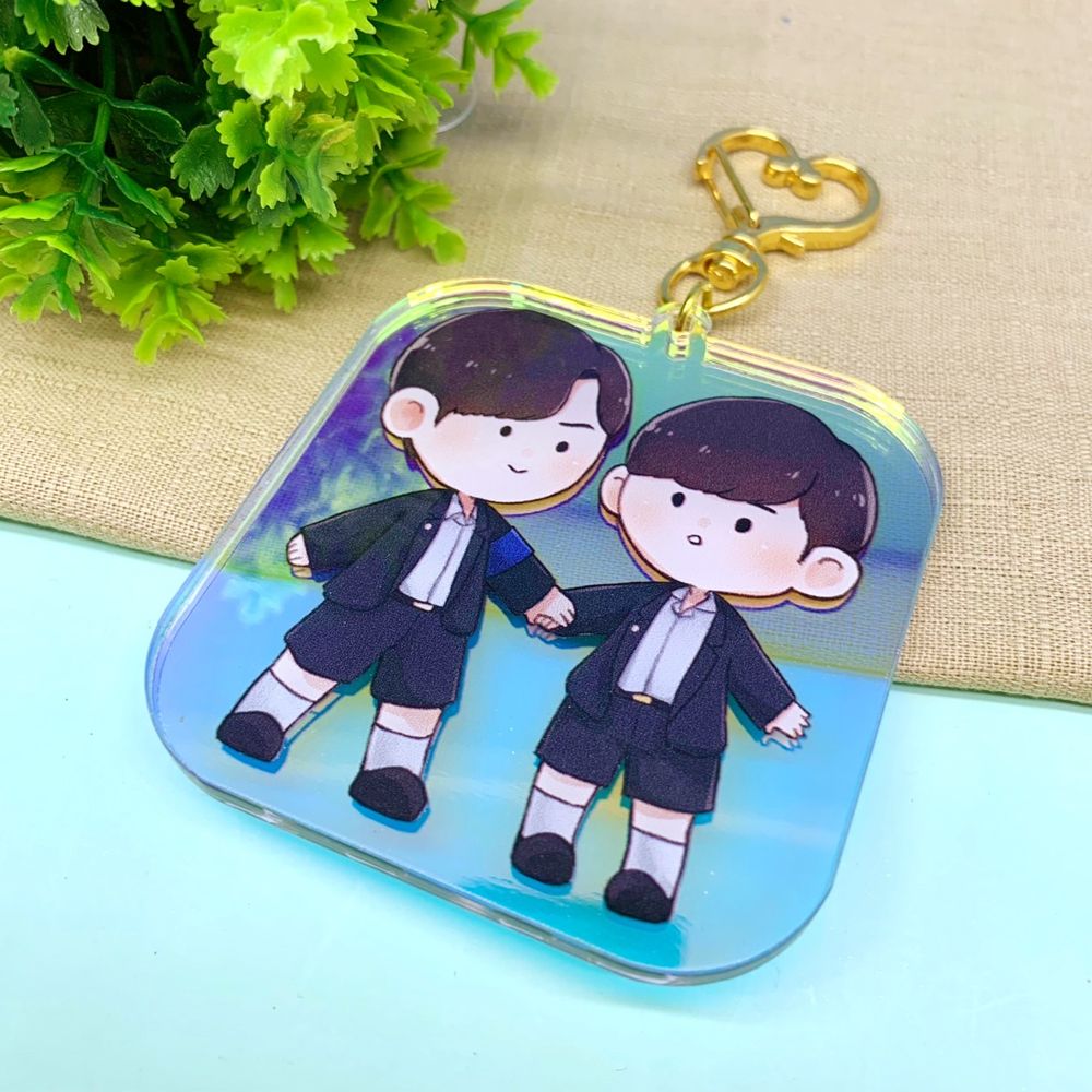 【泰星二創】NeoLouis 彩虹壓克力鑰匙圈 吊飾 戀上天空魚 The Eclipse 泰腐