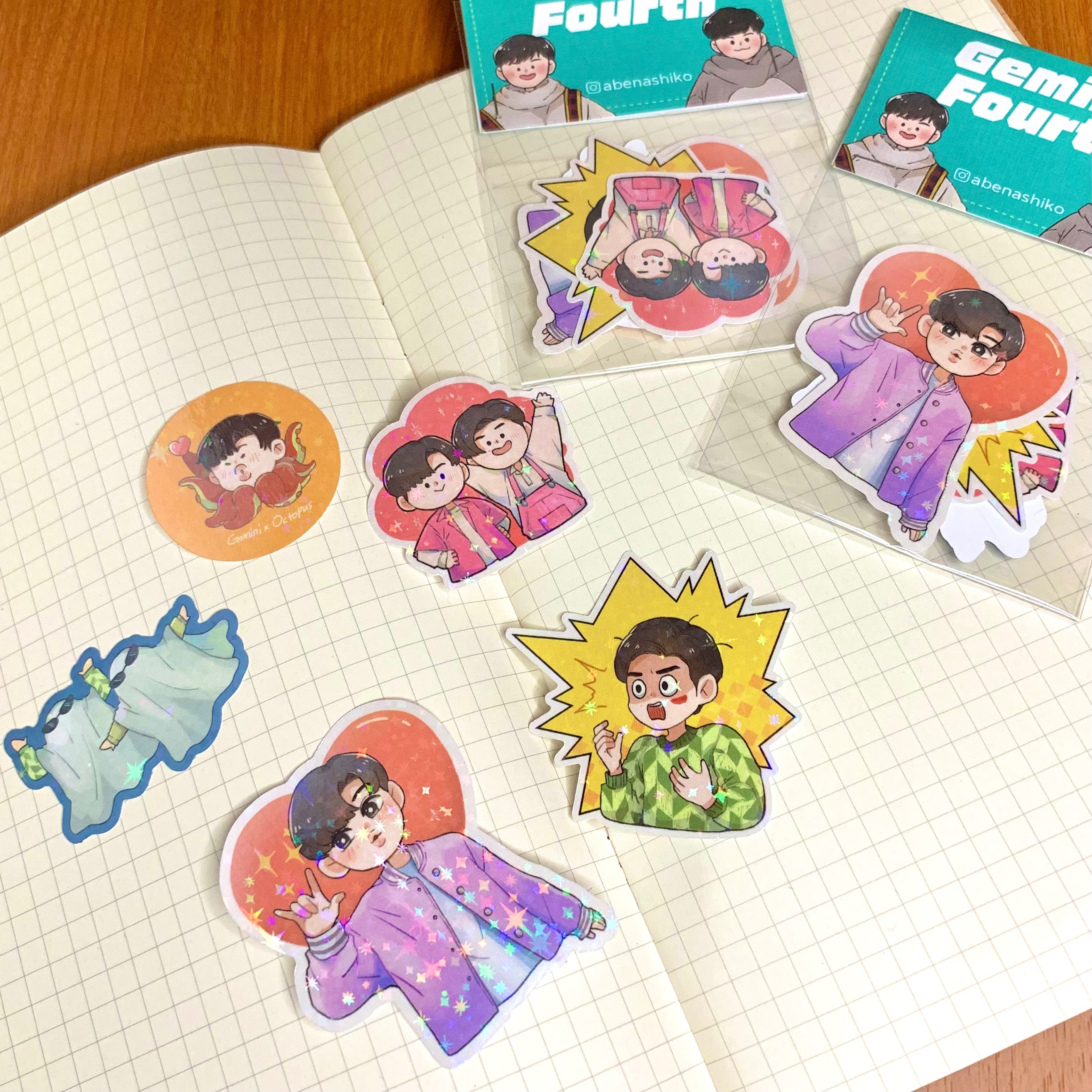 GF閃亮亮貼紙＆透明貼紙第二彈✨