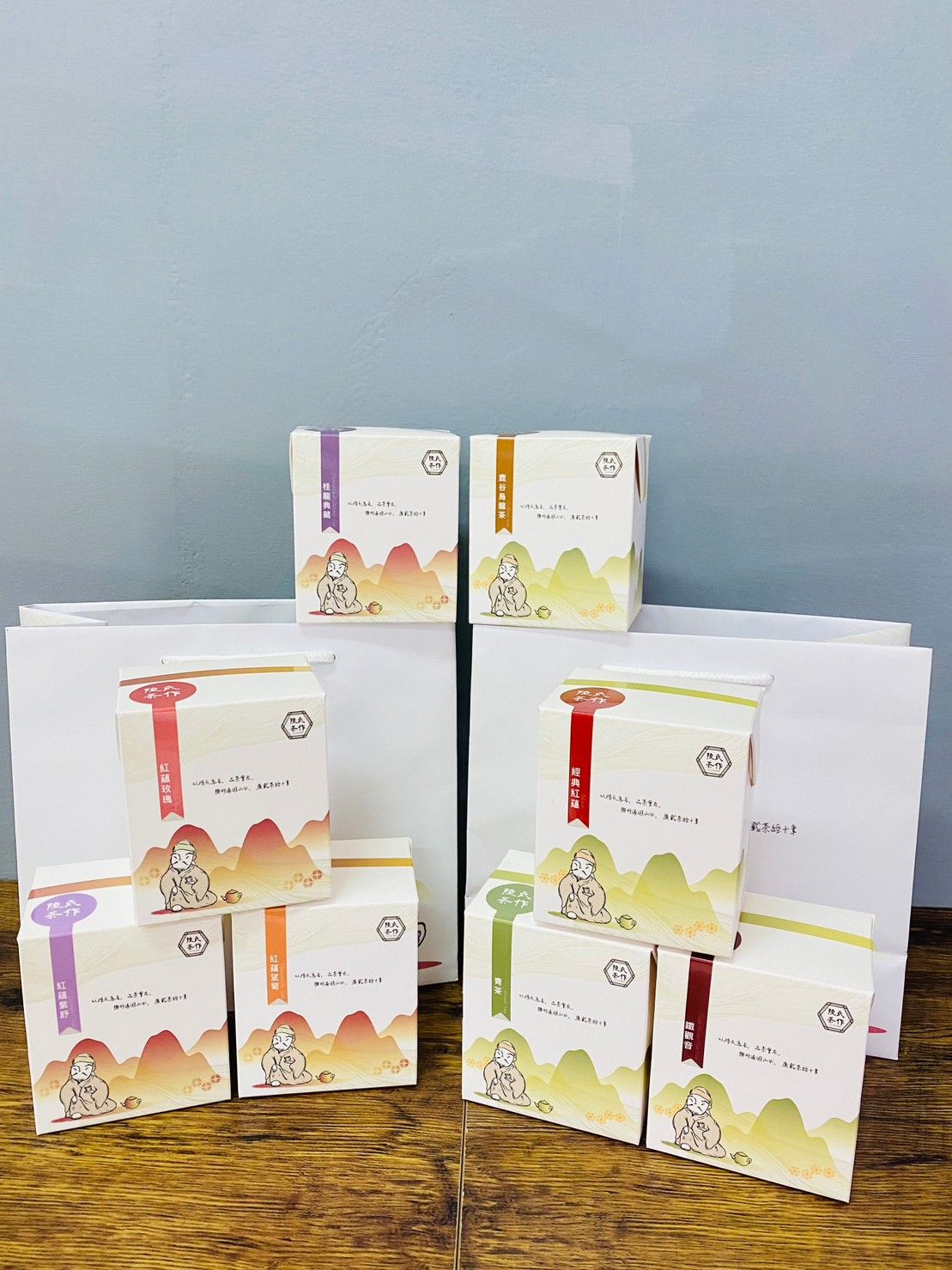 【陸氏茶作 Lu’s Tea Works】花茶系列套組（4盒/組）