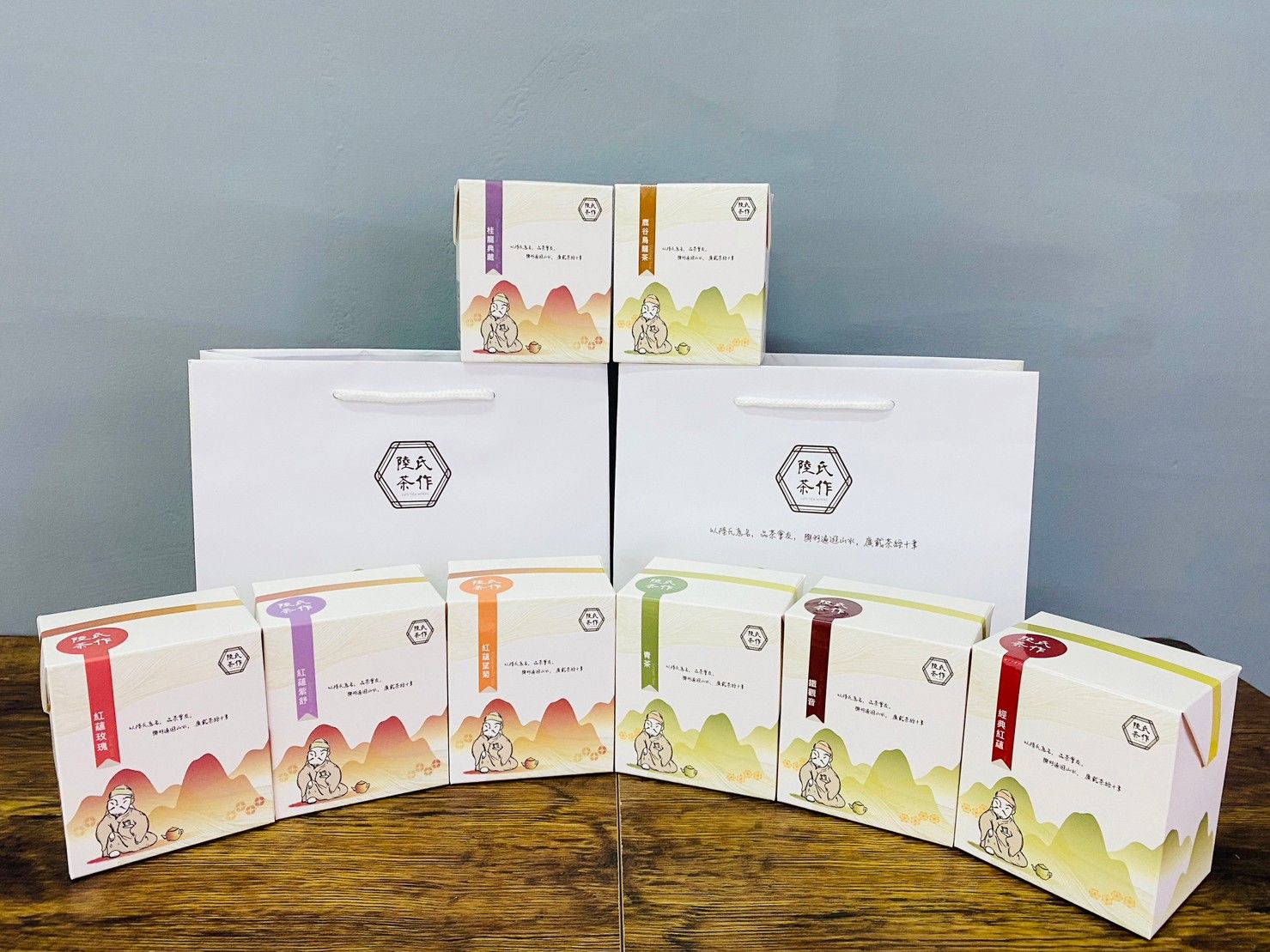 【陸氏茶作 Lu’s Tea Works】花茶+茗茶套組（8盒/組）