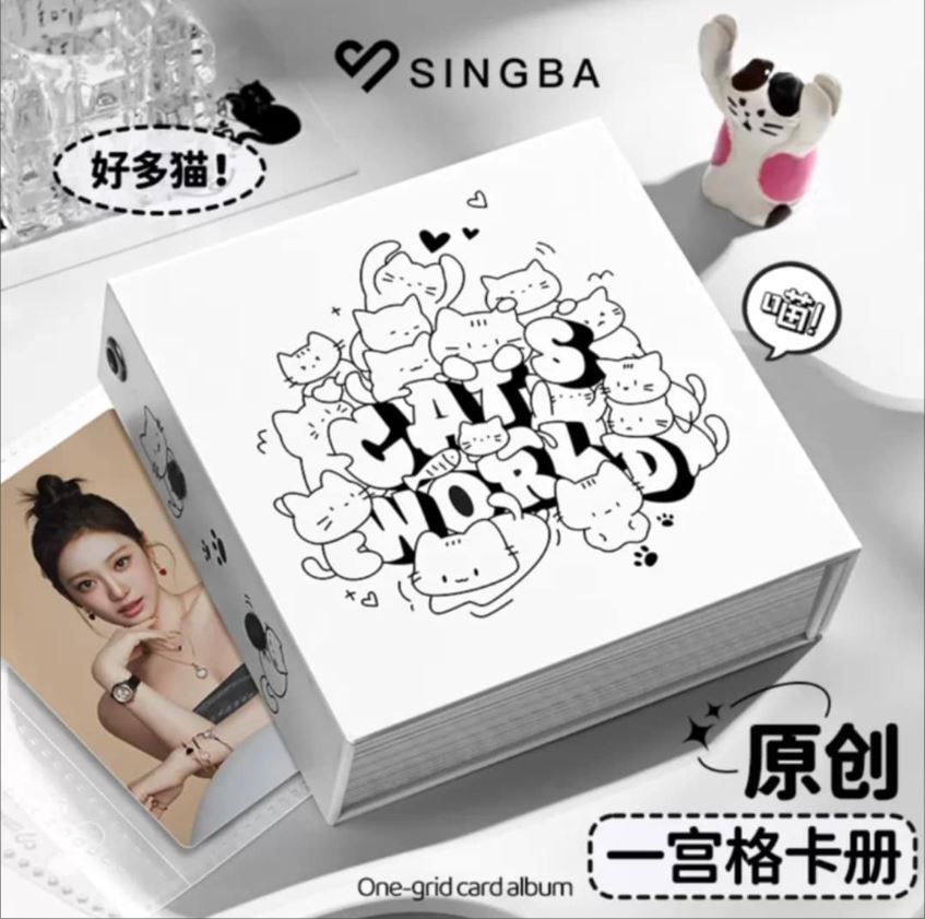 SINGBA好多貓一宮格卡冊🥀