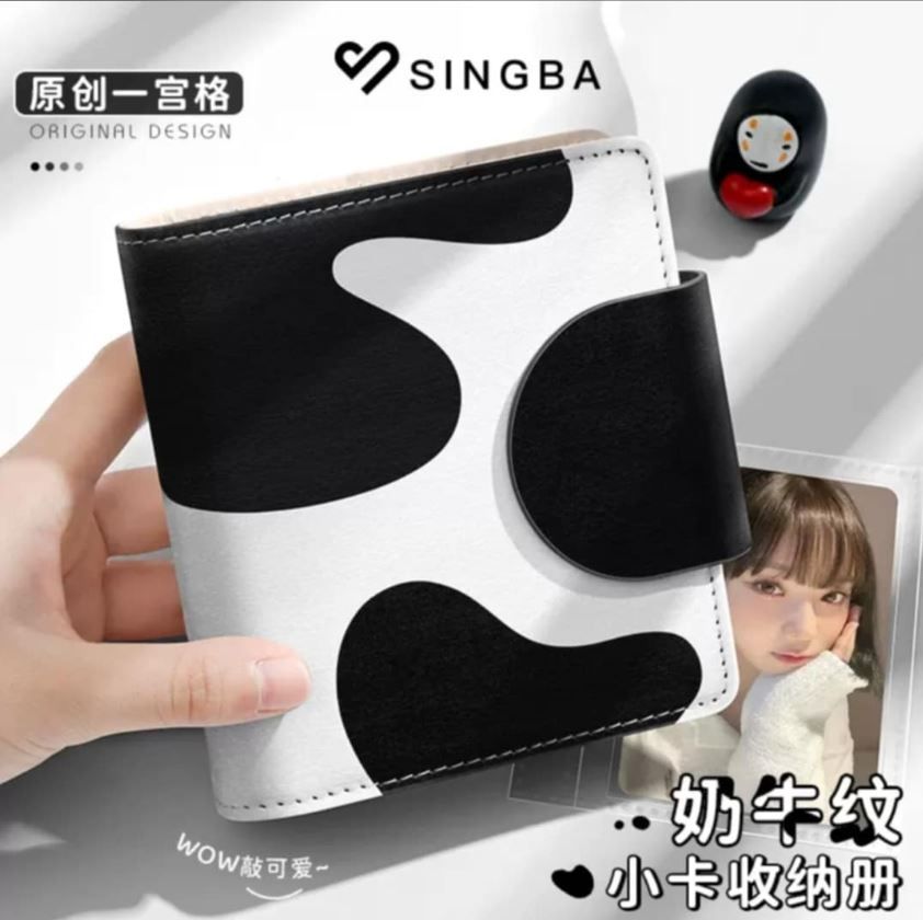 SINGBA奶牛紋一宮格卡冊💙