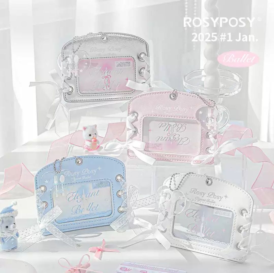 RosyPosy芭蕾風綁帶卡套