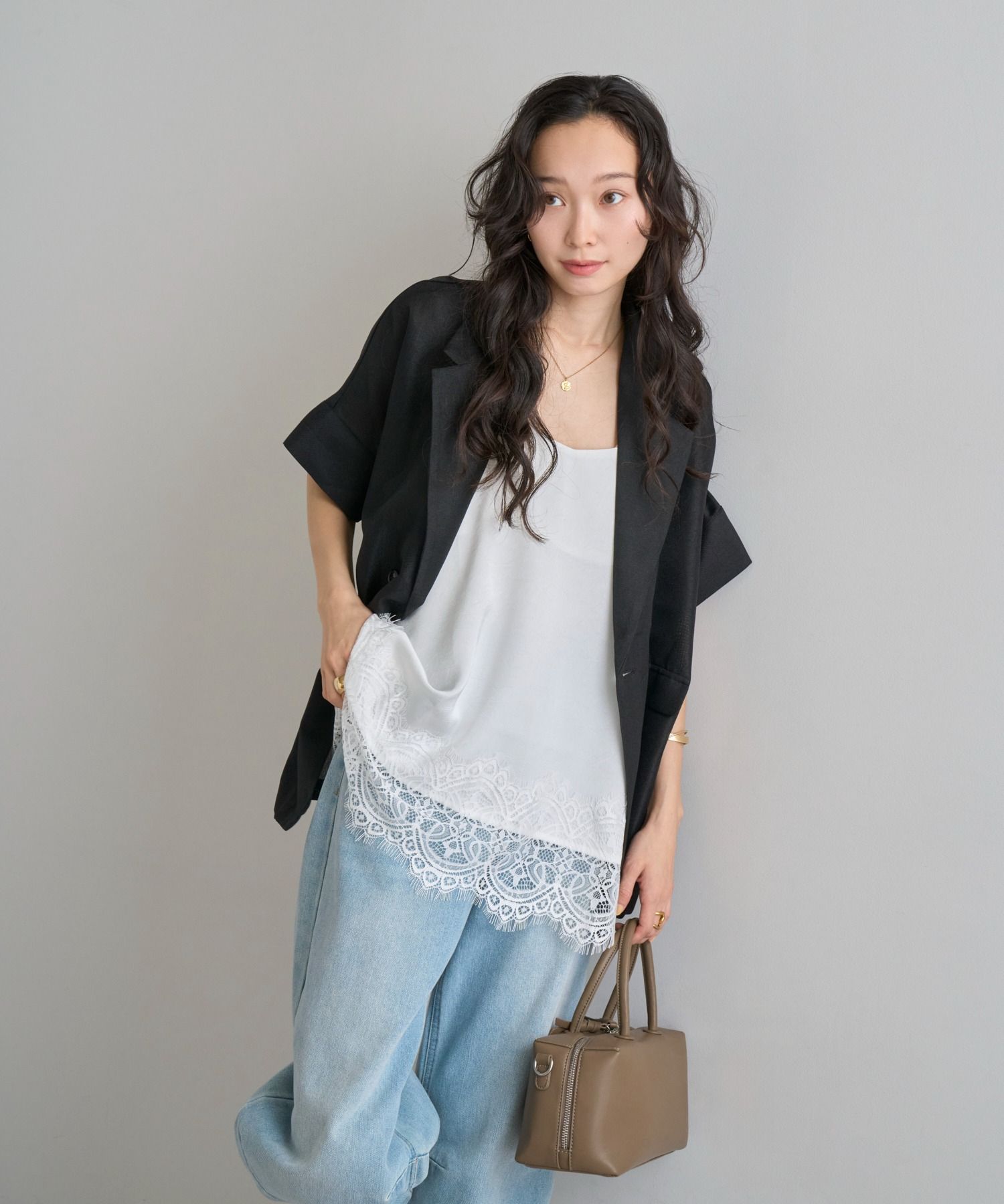 3000 蕾絲邊吊帶背心