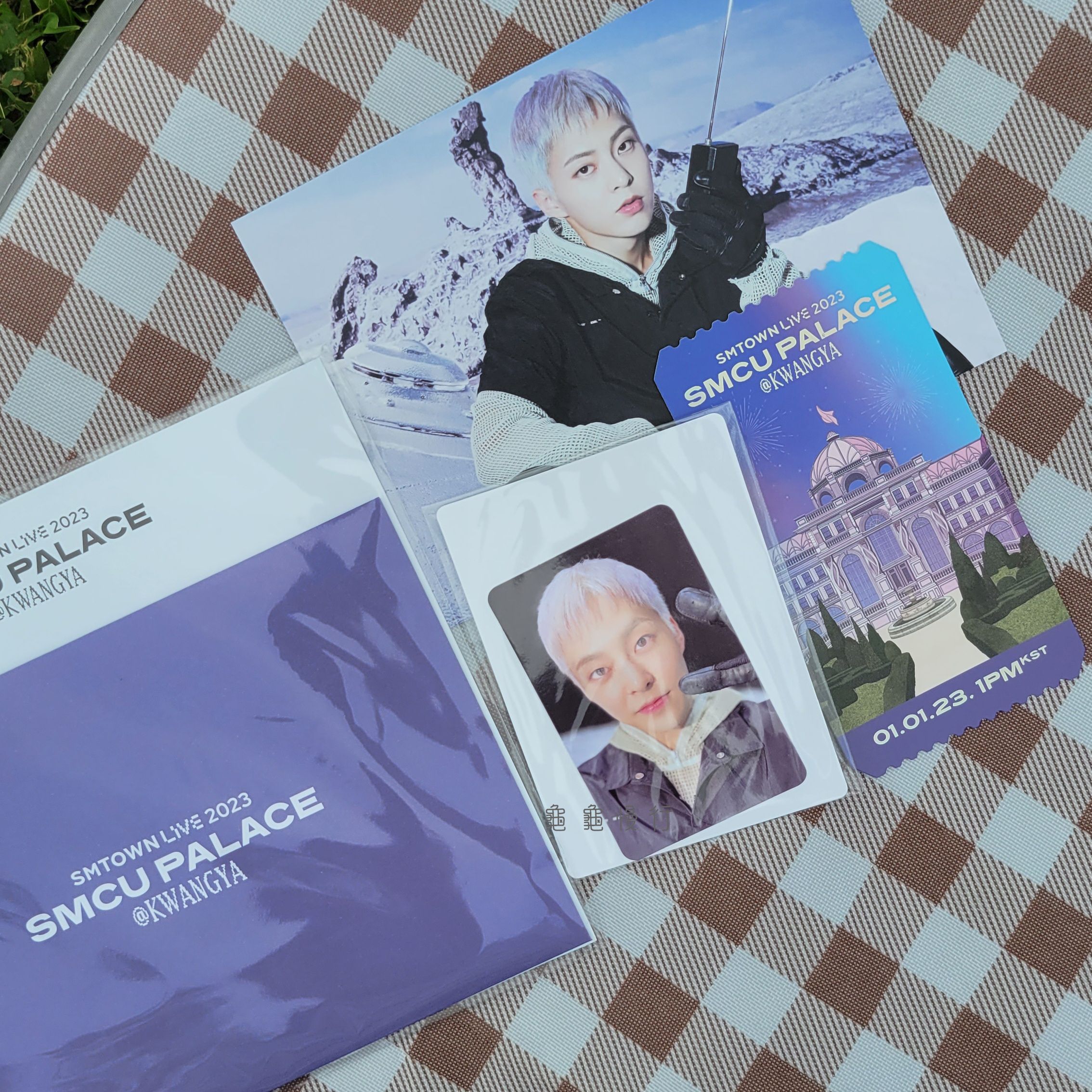 🐢SMTOWN LIVE 2022 : SMCU EXPRESS SMTOWN家族演唱會 官方周邊 紋身貼+小卡🐢