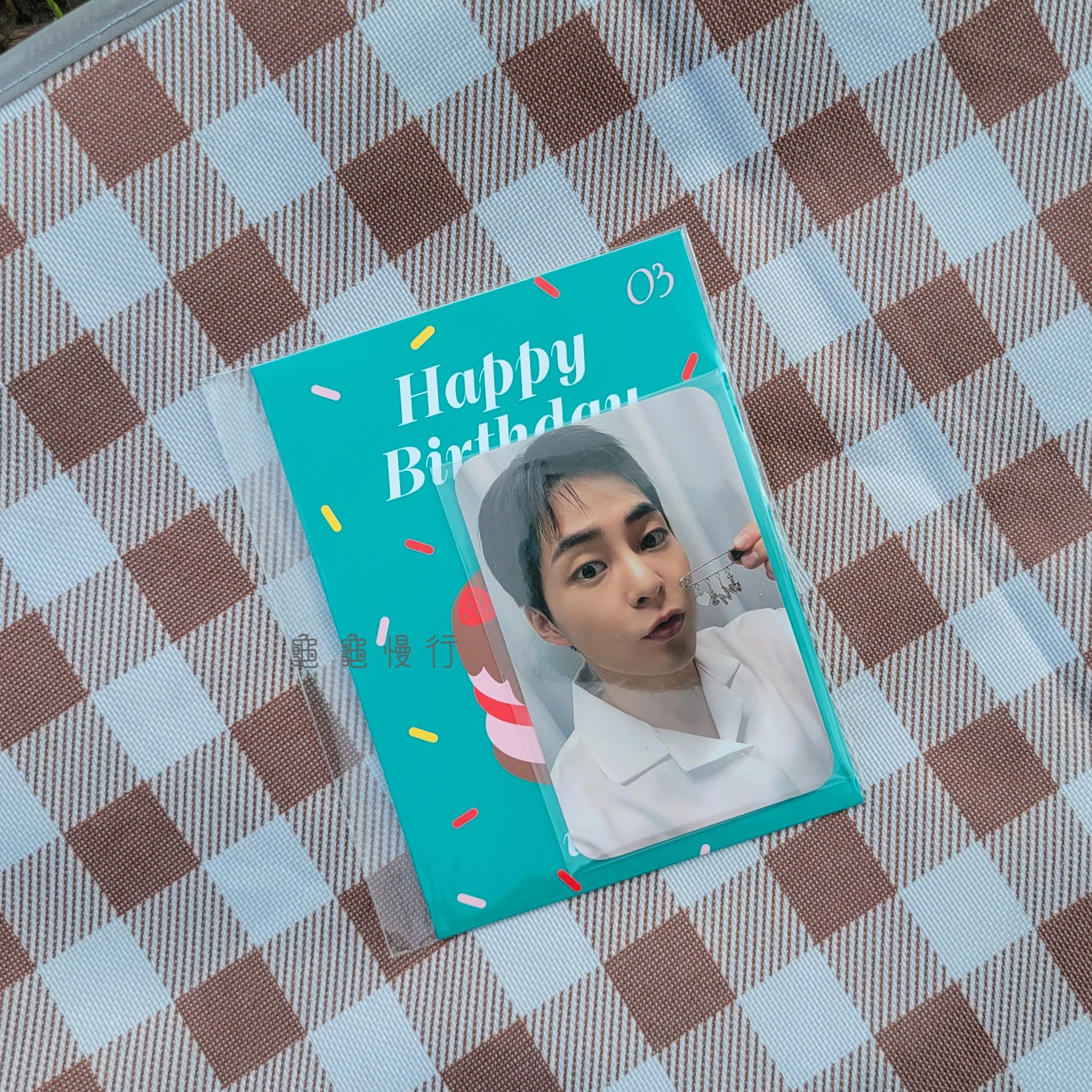 🐢SMTOWN ARTIST BIRTHDAY BROOCH＆BIRTHDAY CARD-XIUMIN🐢