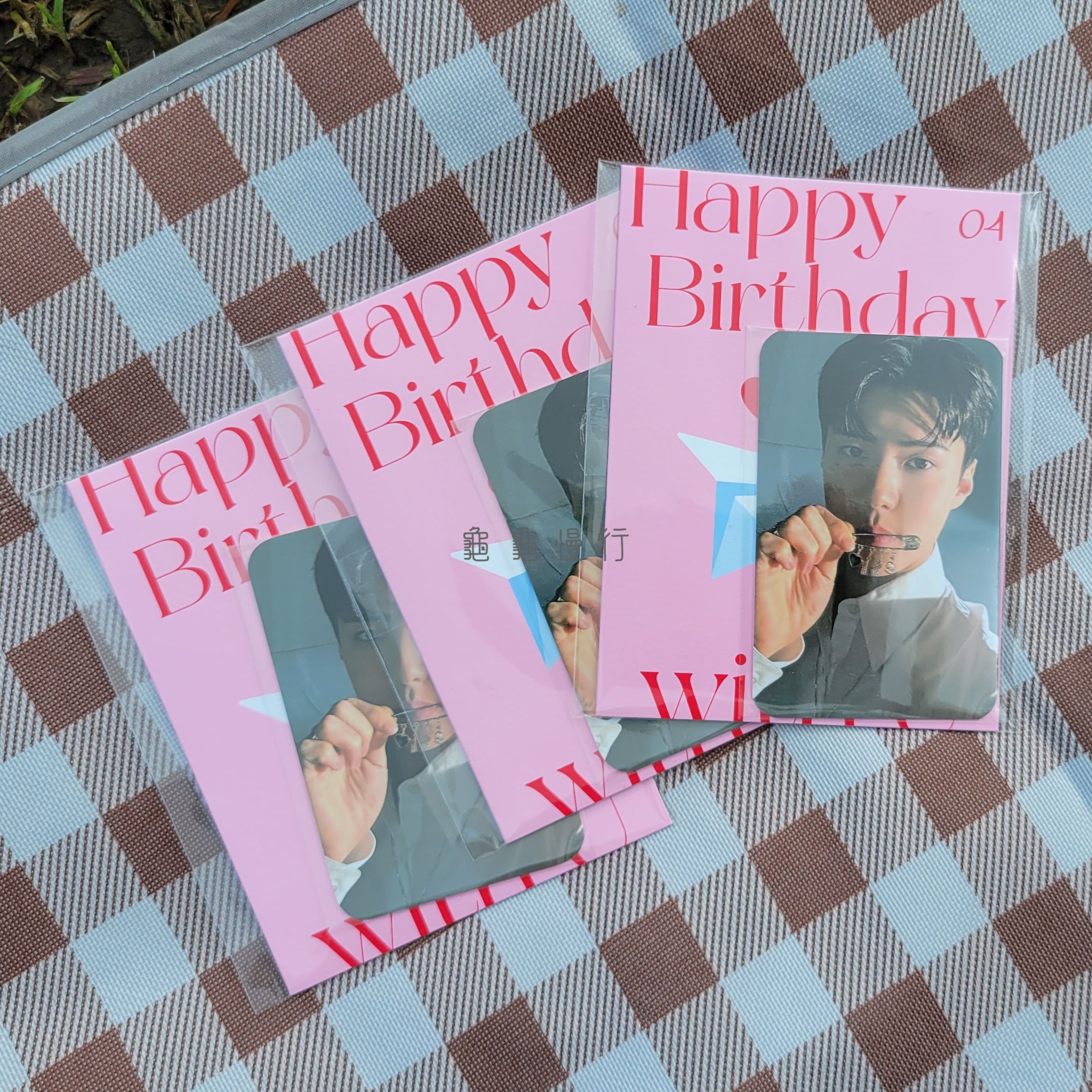 🐢SMTOWN ARTIST BIRTHDAY BROOCH＆BIRTHDAY CARD-4月🐢