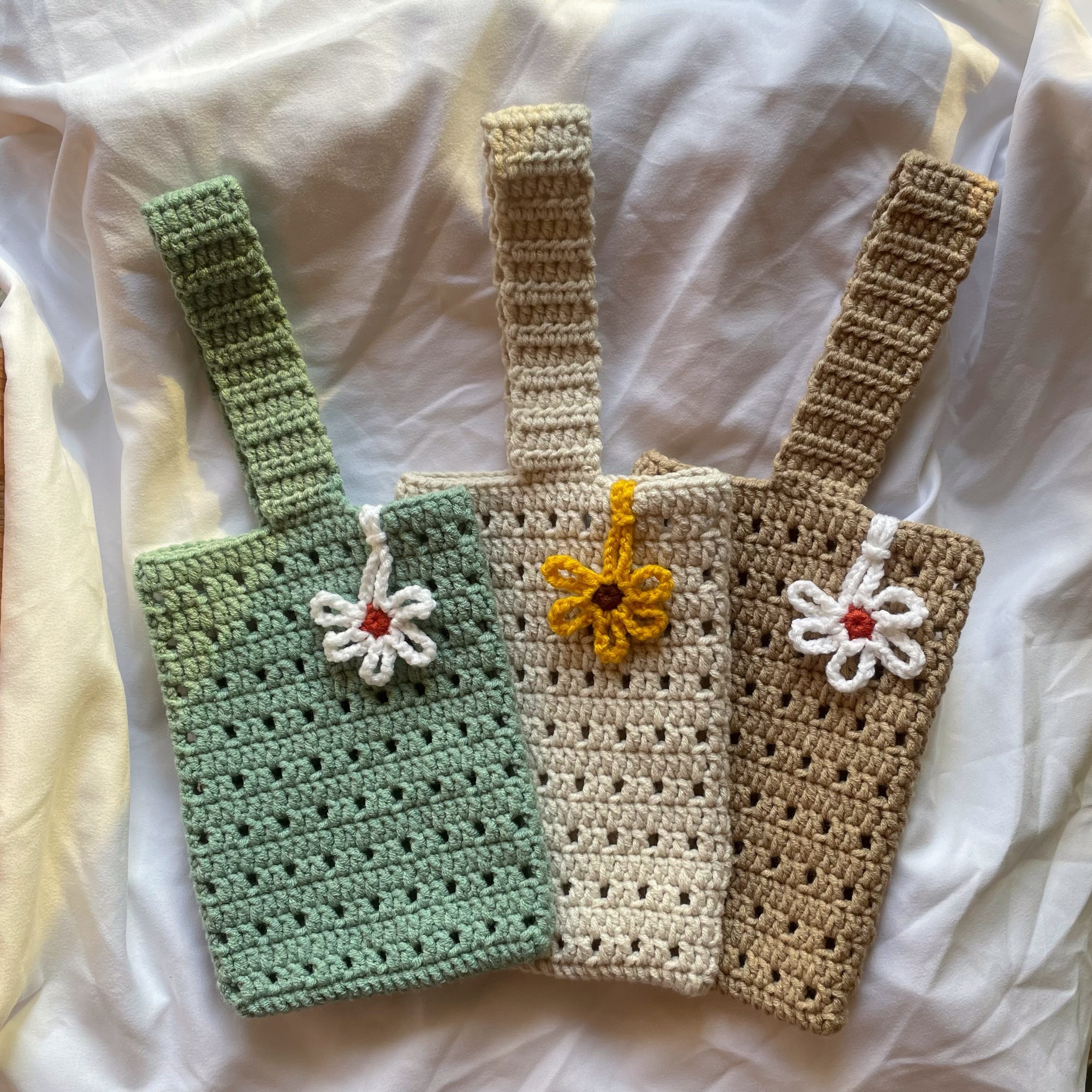 🌻 網格小提袋