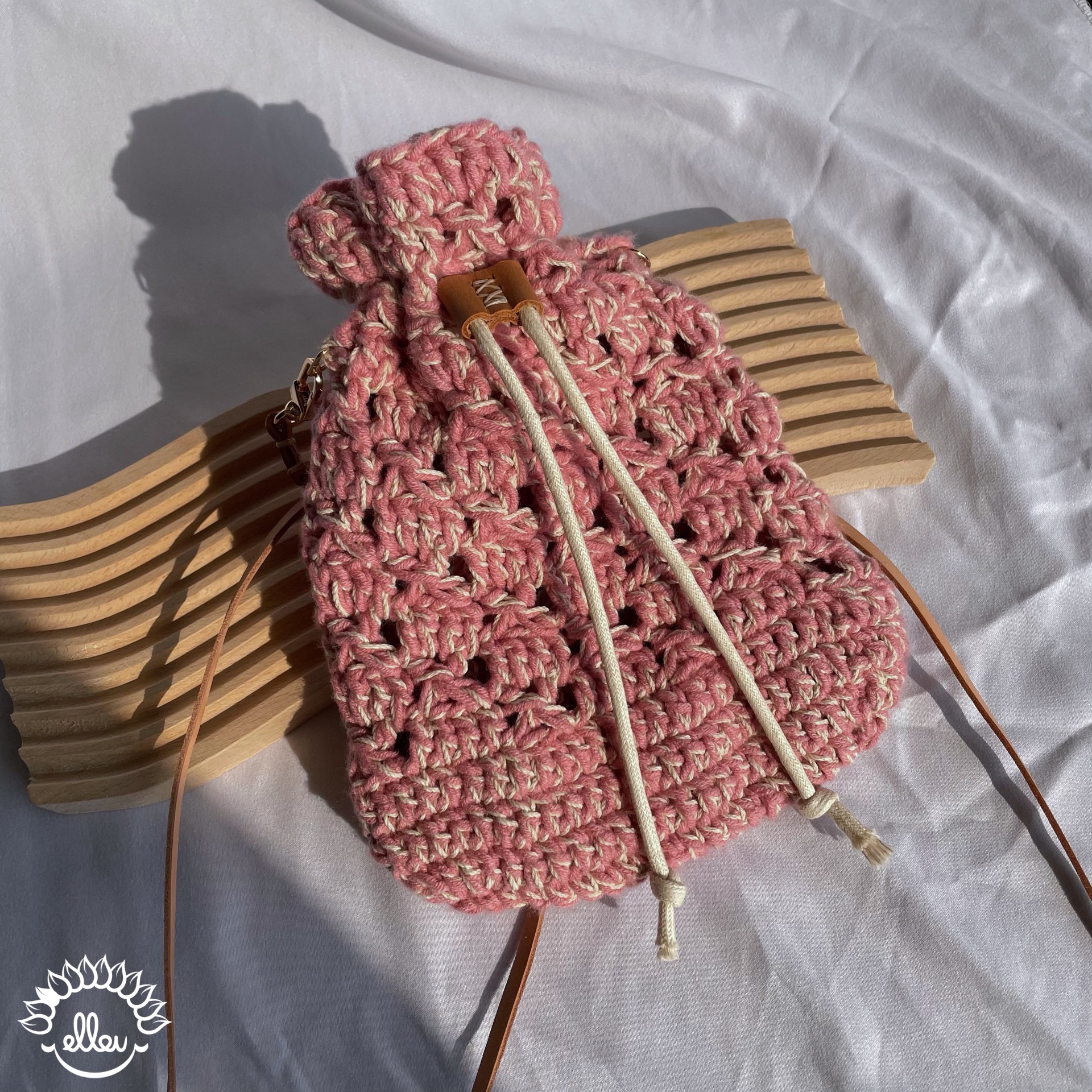 🌻 櫻花束口包