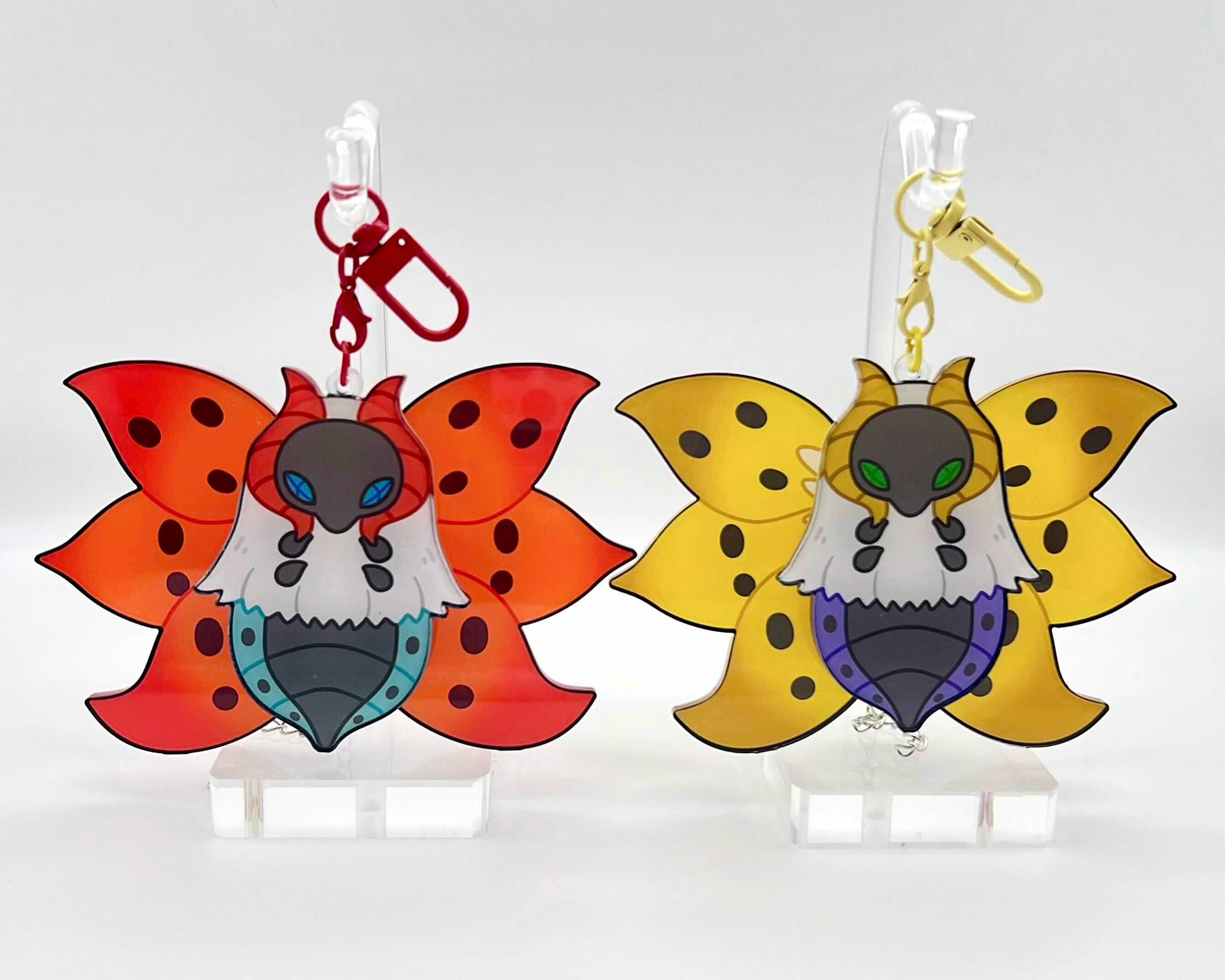 冰火雙蛾翅膀可動壓克力（現貨）