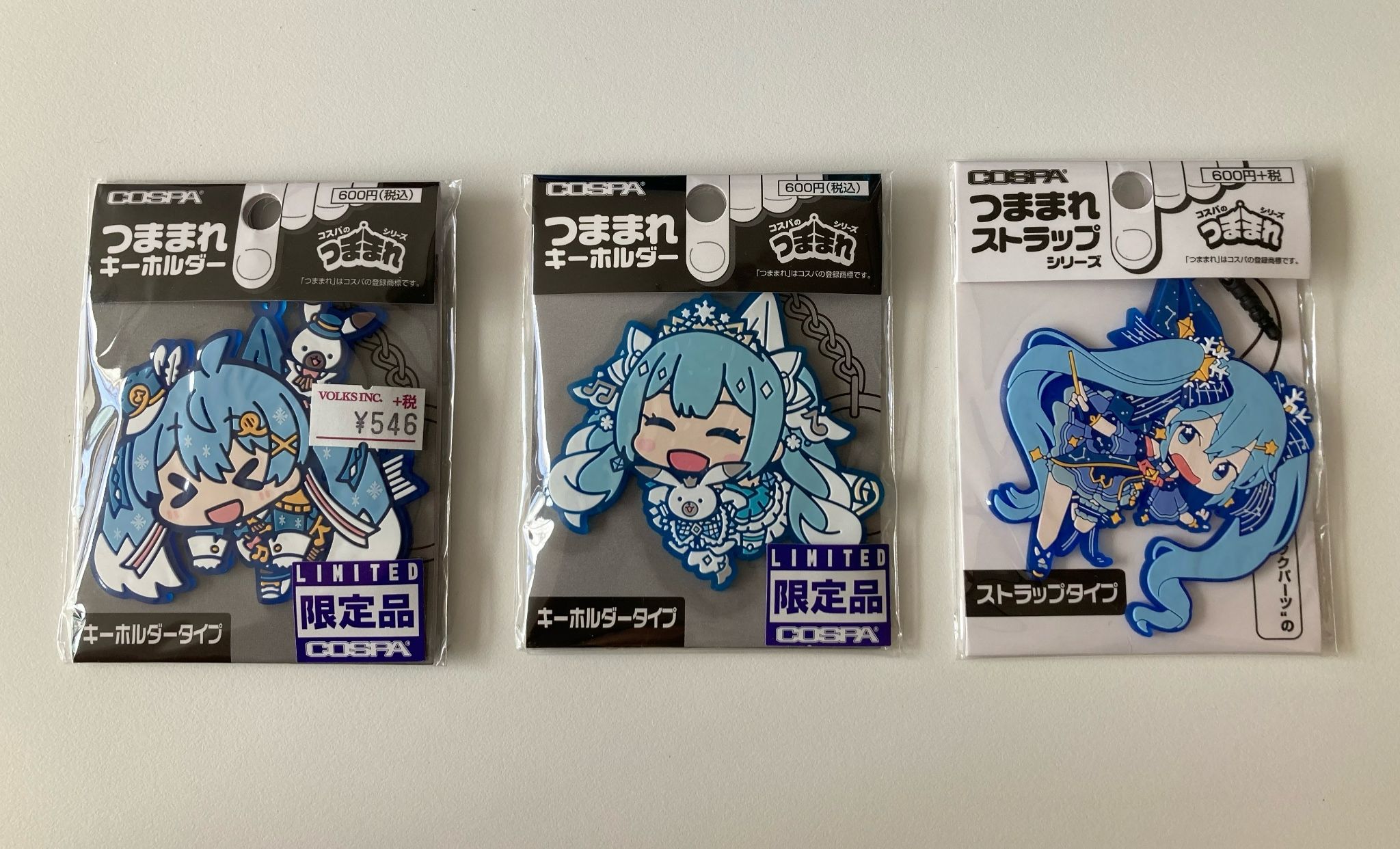 雪初音軟膠吊飾